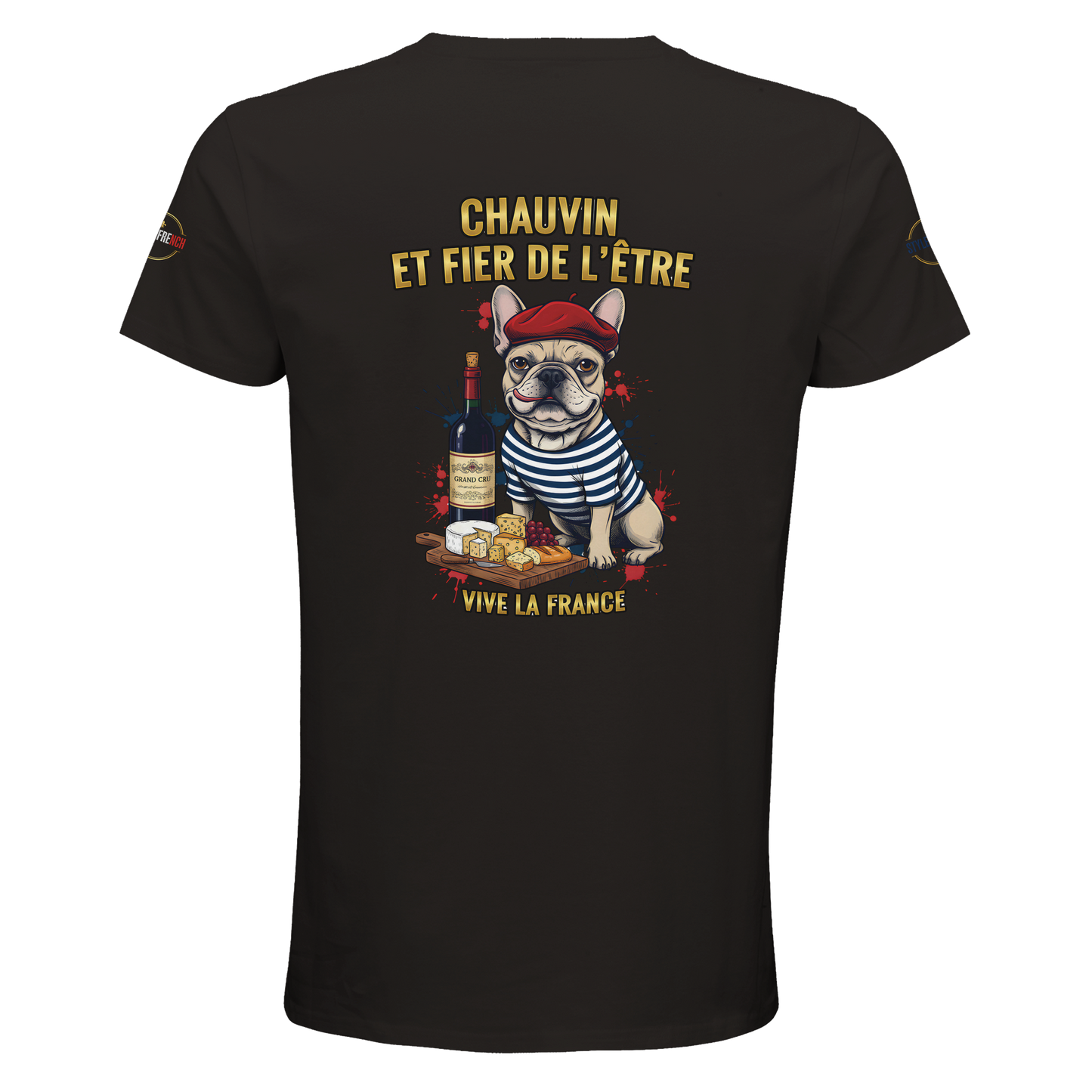 T-shirt Homme Chauvin et Fier de l'Être - 100% Coton Bio