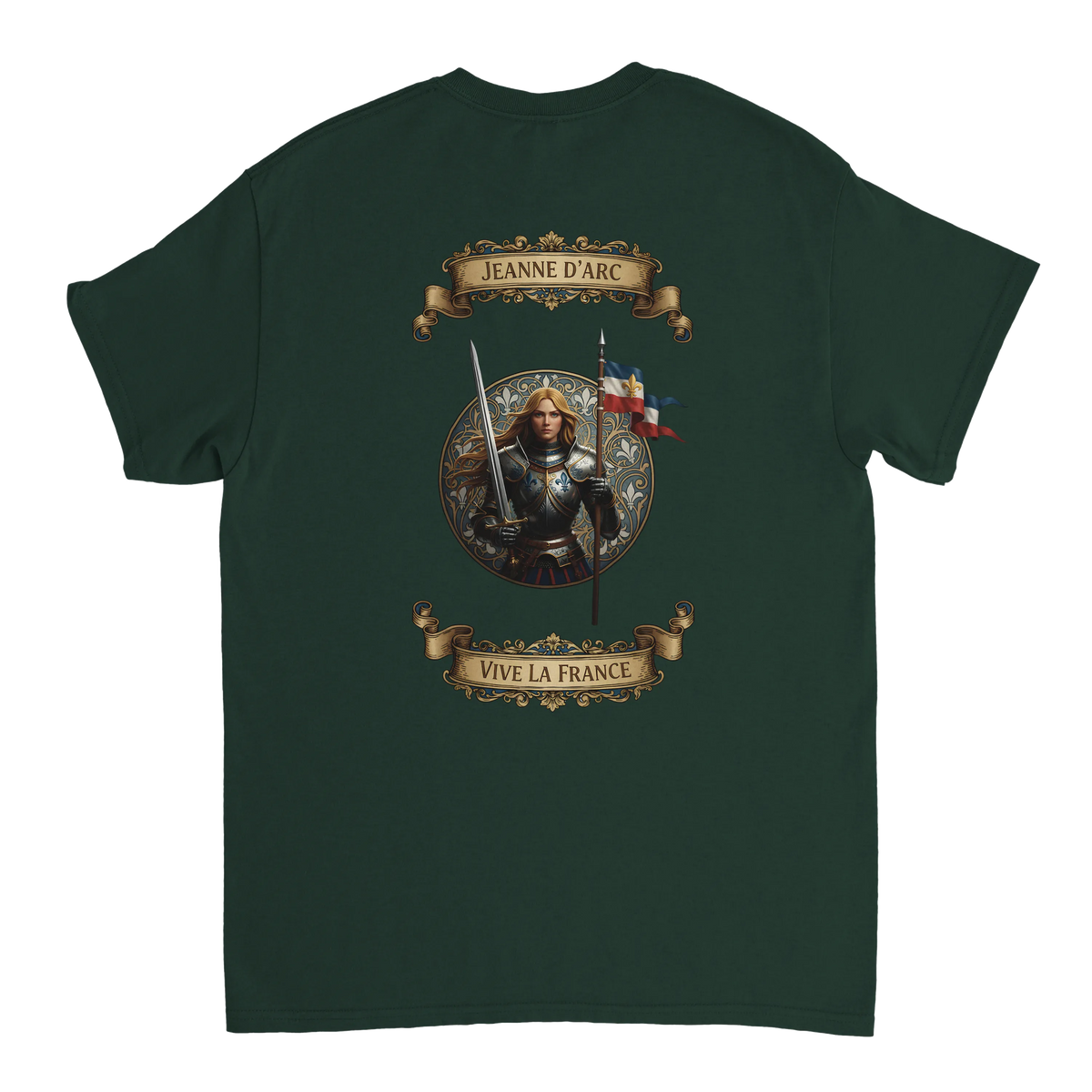 T-shirt Femme Jeanne d'Arc - Symbole Iconique en Coton Premium