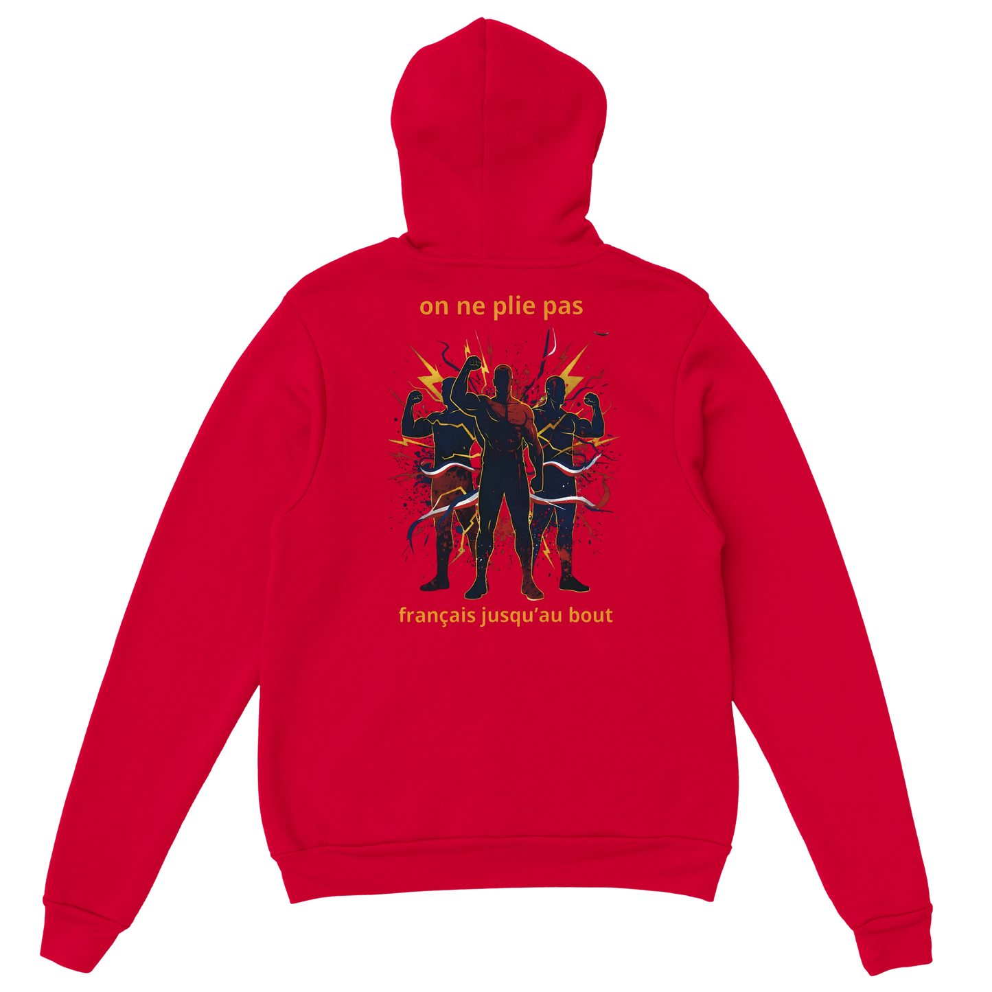 Sweat à capuche homme - Français jusqu'au bout - Confort premium