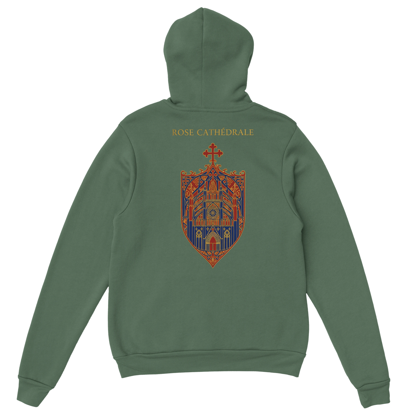 Sweat à capuche femme Rose Cathédrale – Confort Premium