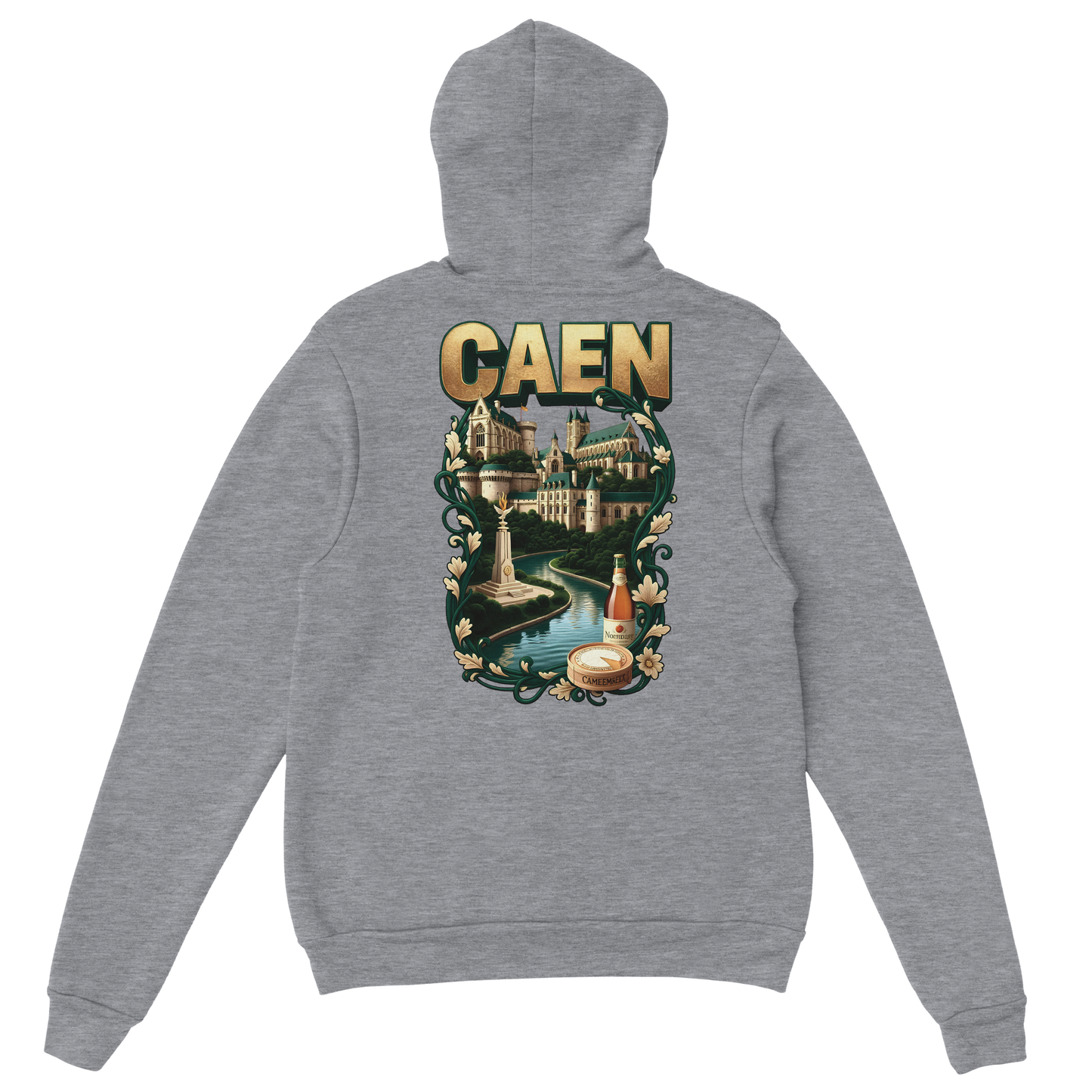 Sweat à capuche Caen - Ville de France - Unisexe Premium