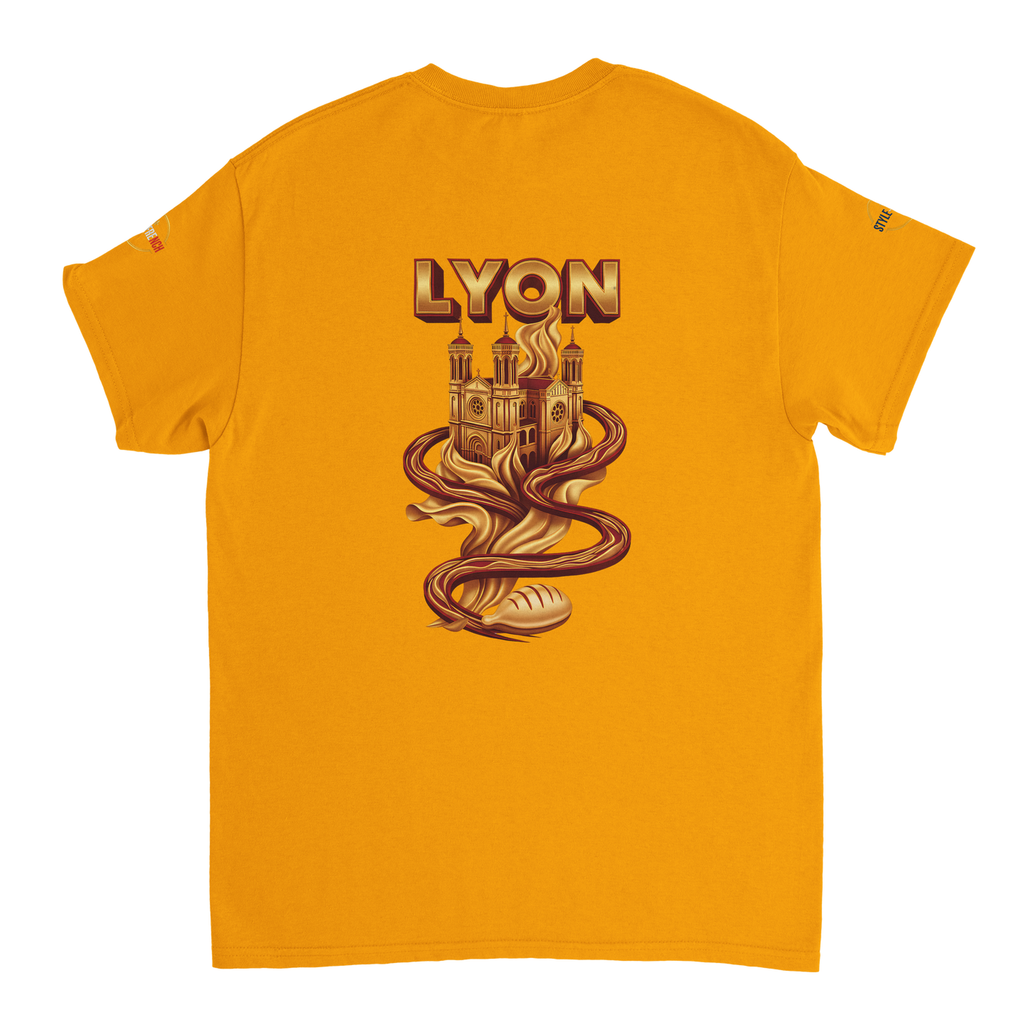T-Shirt Unisexe Lyon - Design Ville de France - 100% Coton