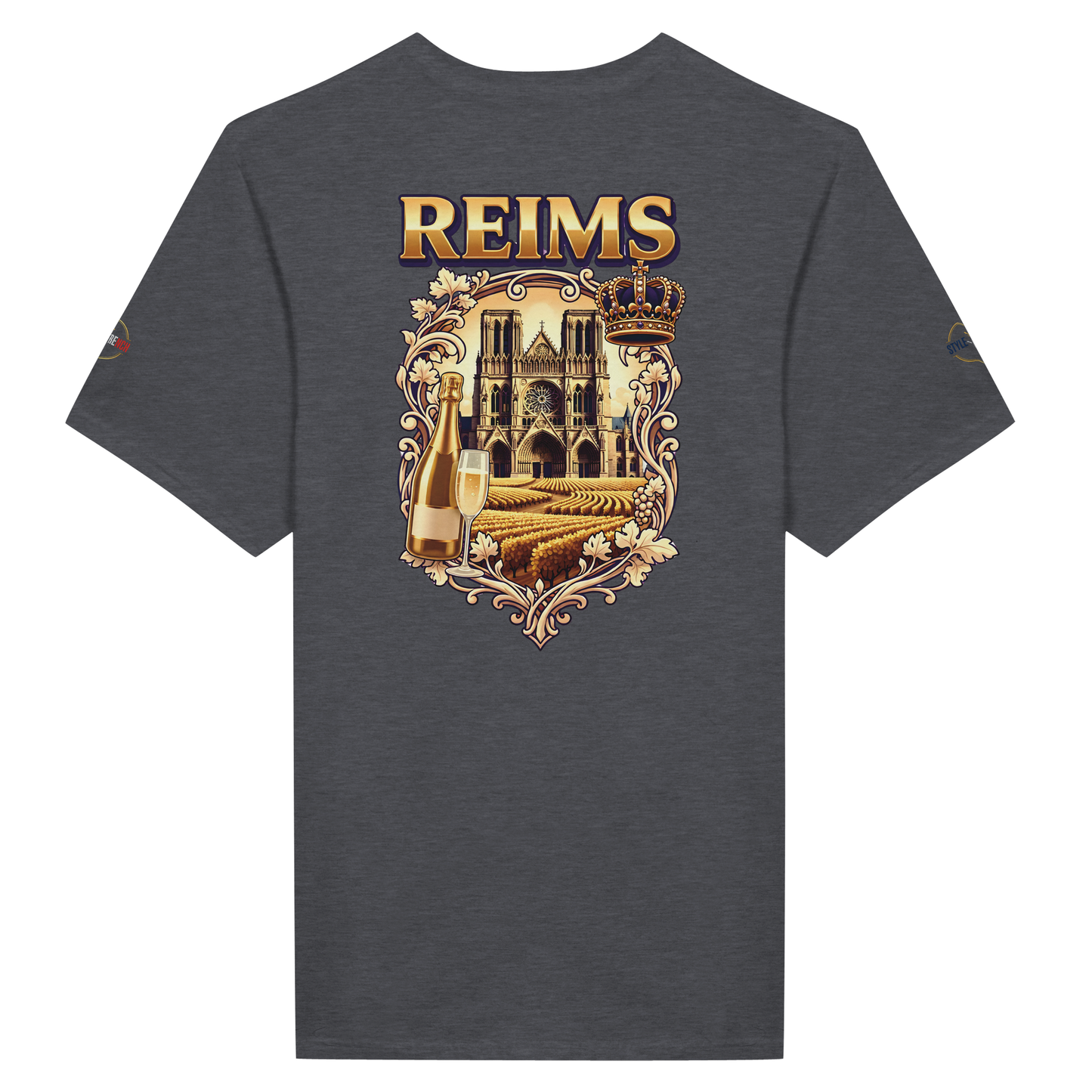 T-shirt Unisexe Reims - Ville de France - Design Premium