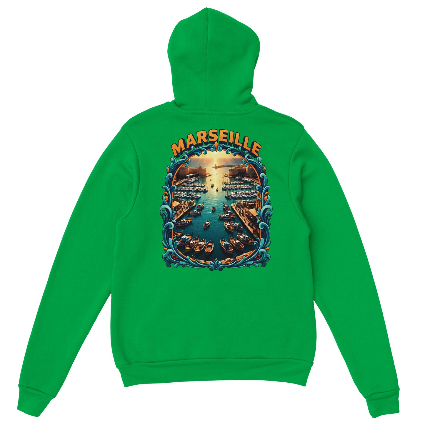 Sweat à capuche unisexe Marseille – Hoodie premium en coton mélangé