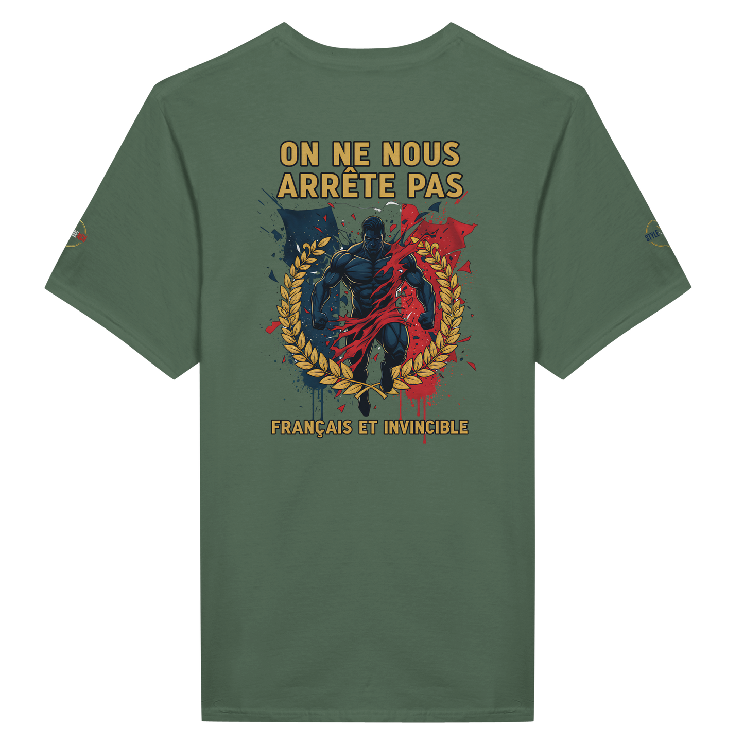 T-shirt Homme 'On  nous arrête pas' – Coton Premium Confort