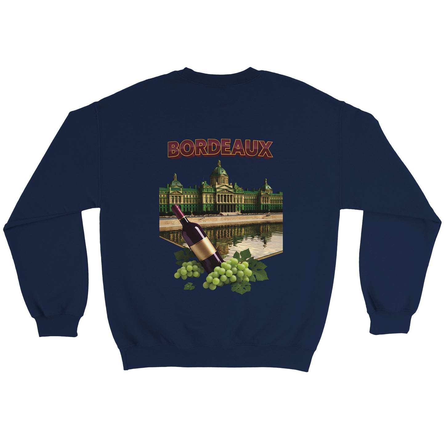 Sweat-shirt Unisexe Bordeaux Ville de France – Classique et Confortable
