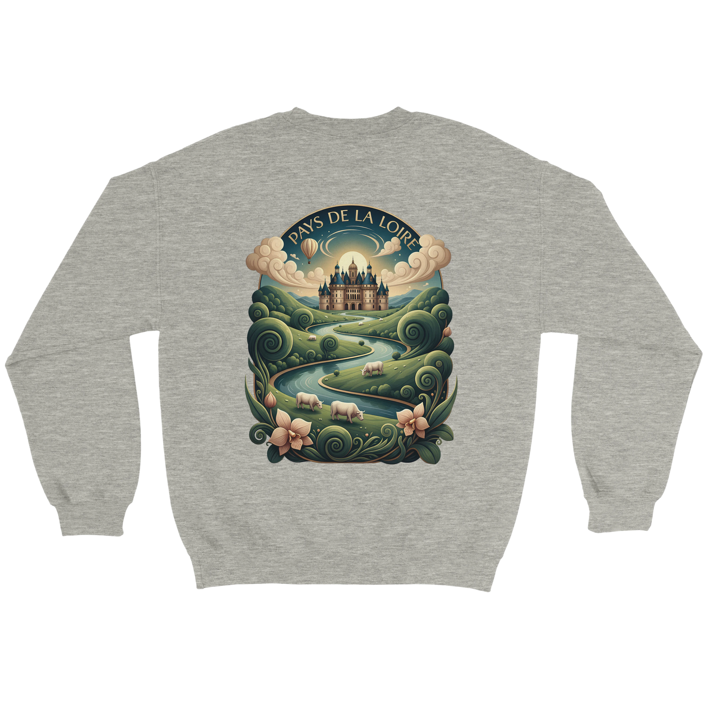 Sweat-shirt Unisexe Pays de la Loire – Confort Premium et Coupe Classique