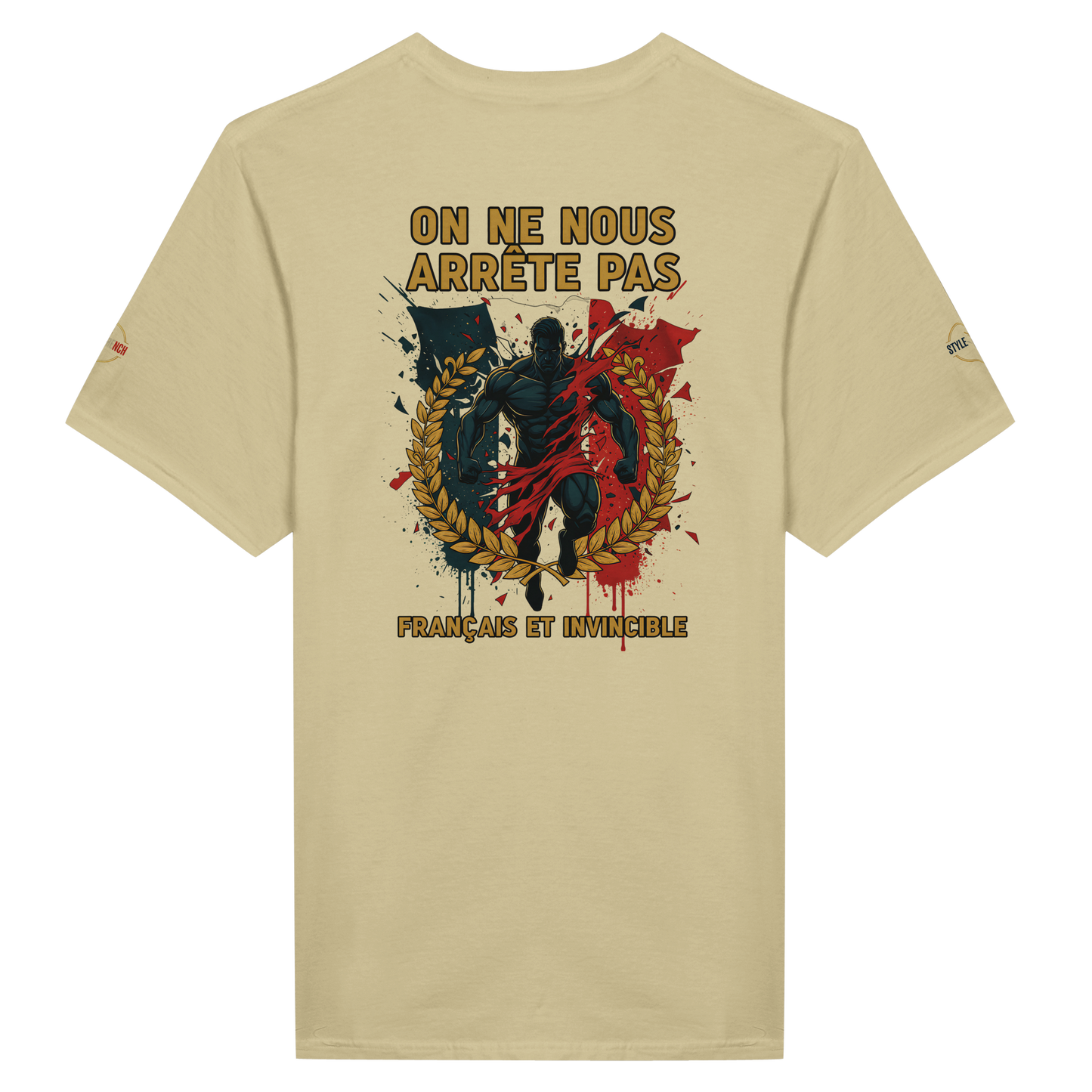 T-shirt Homme 'On  nous arrête pas' – Coton Premium Confort