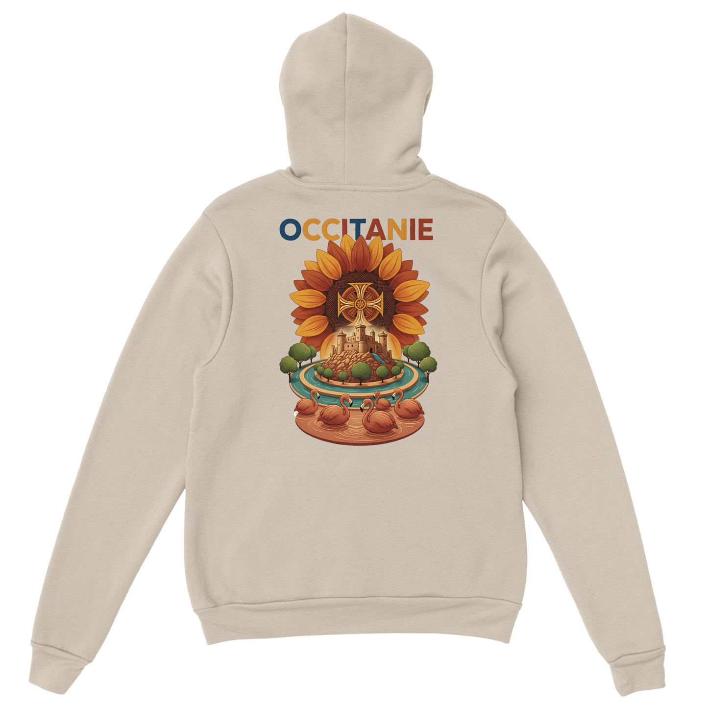 Sweat à Capuche Unisexe Occitanie – Hoodie Confortable et Résistant