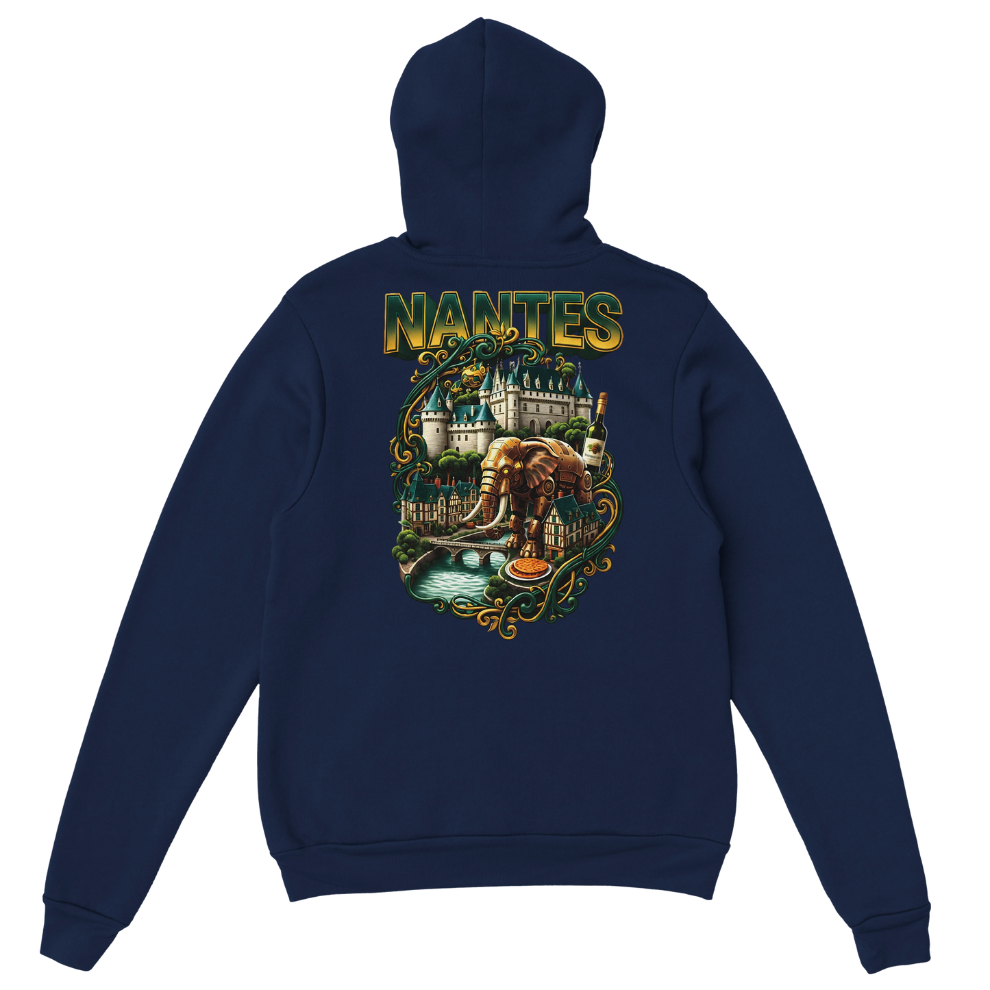Sweat à capuche unisexe Nantes – Confort premium et style urbain