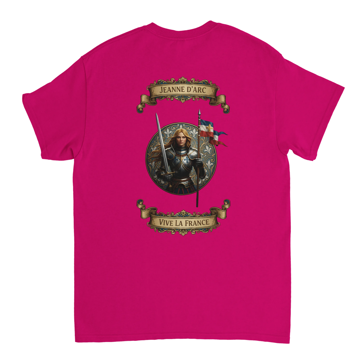 T-shirt Femme Jeanne d'Arc - Symbole Iconique en Coton Premium