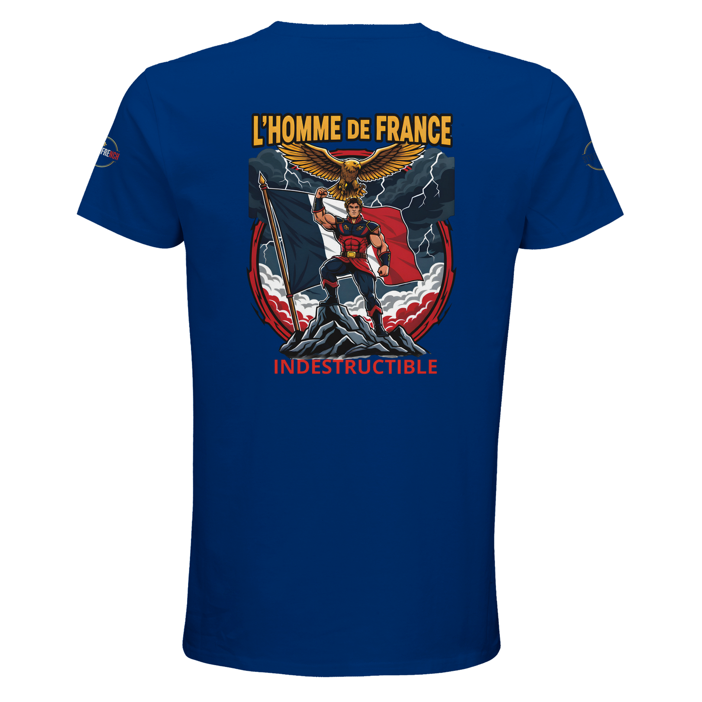 T-Shirt Homme de France – Coton Bio Premium à Col Rond