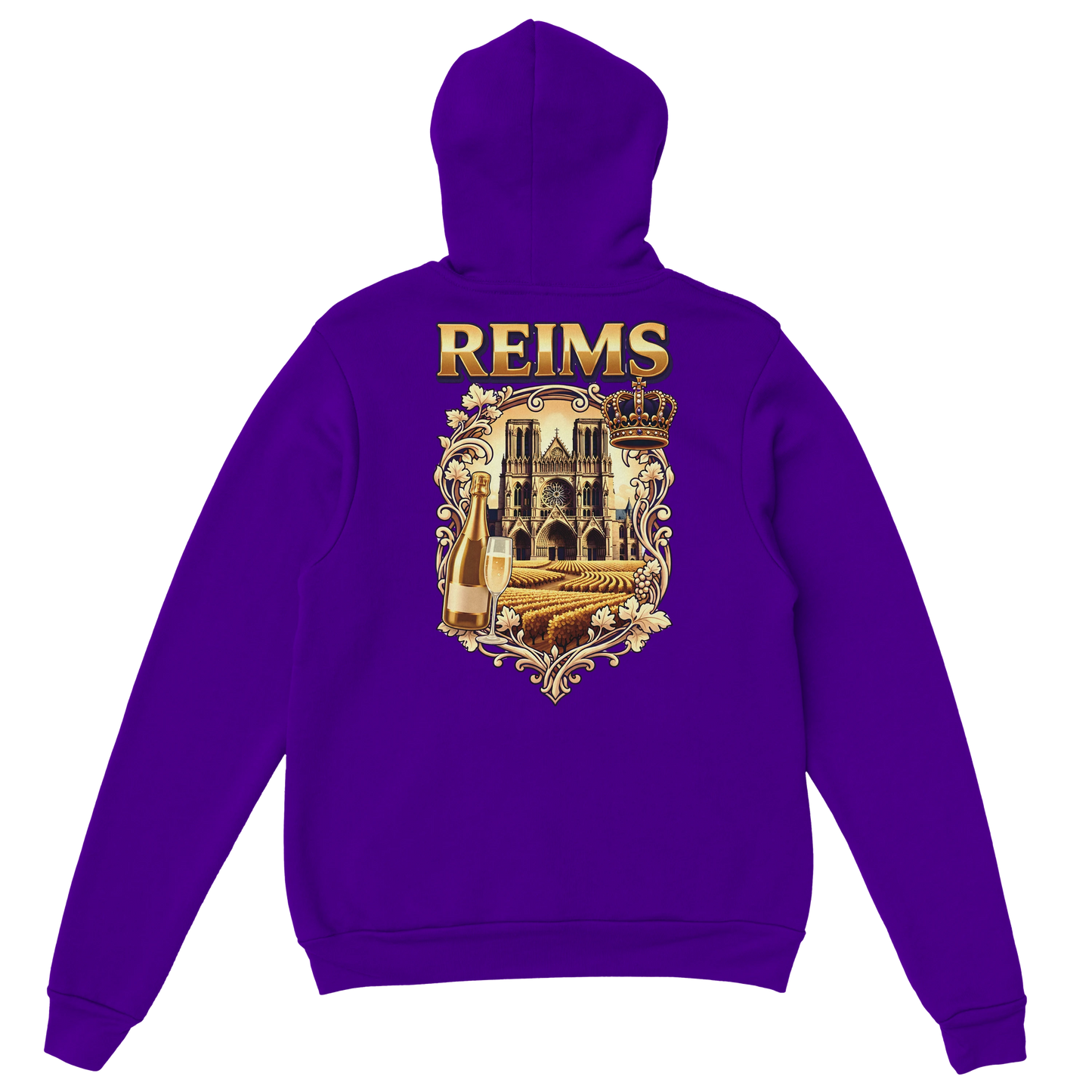 Sweat à capuche unisexe Reims - Confort premium avec conseils d'entretien
