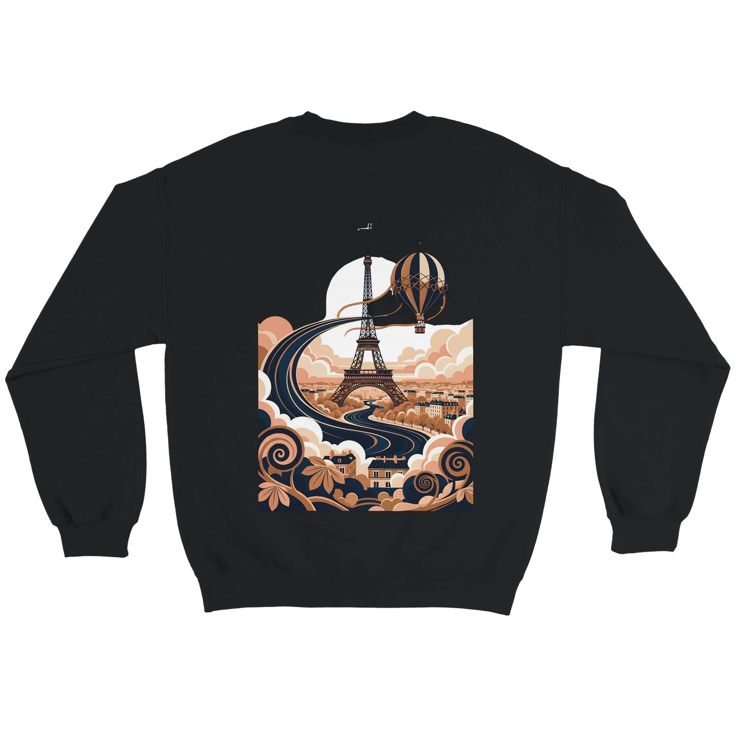 Sweat-shirt Unisexe Île-de-France – Confort Premium et Coupe Classique