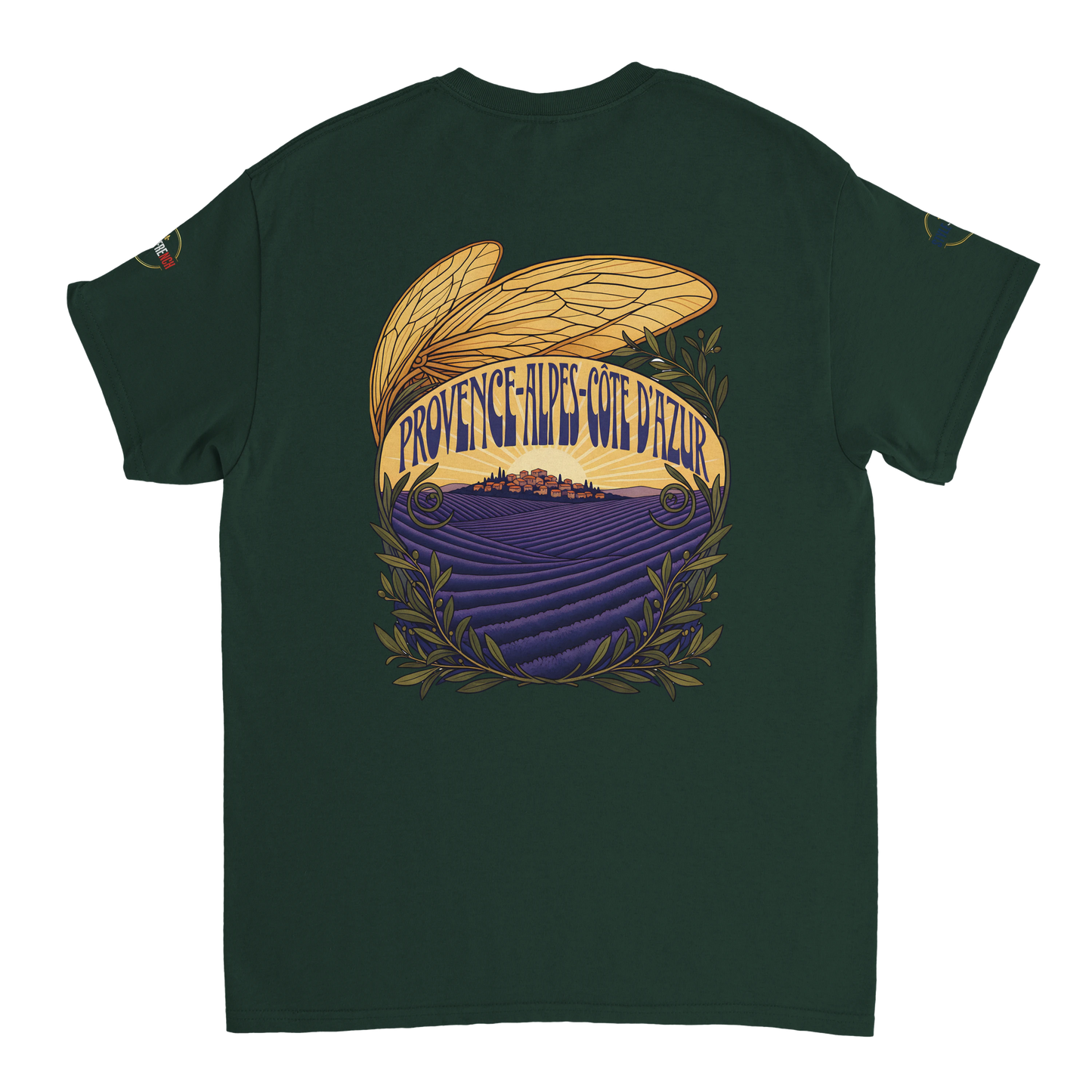 T-Shirt Unisexe Provence-Alpes-Côte d'Azur – Coton Épais Premium