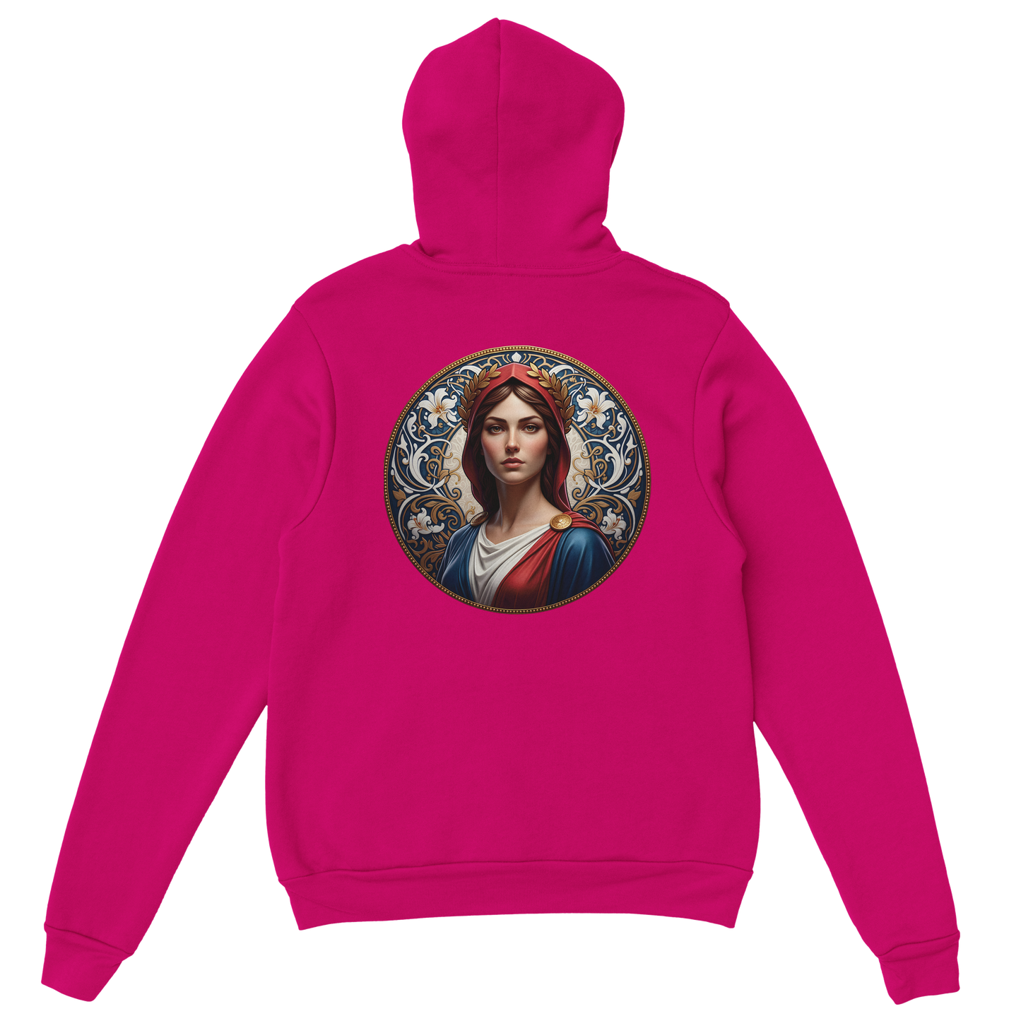 Sweat à capuche femme Marianne - Hoodie en coton et polyester