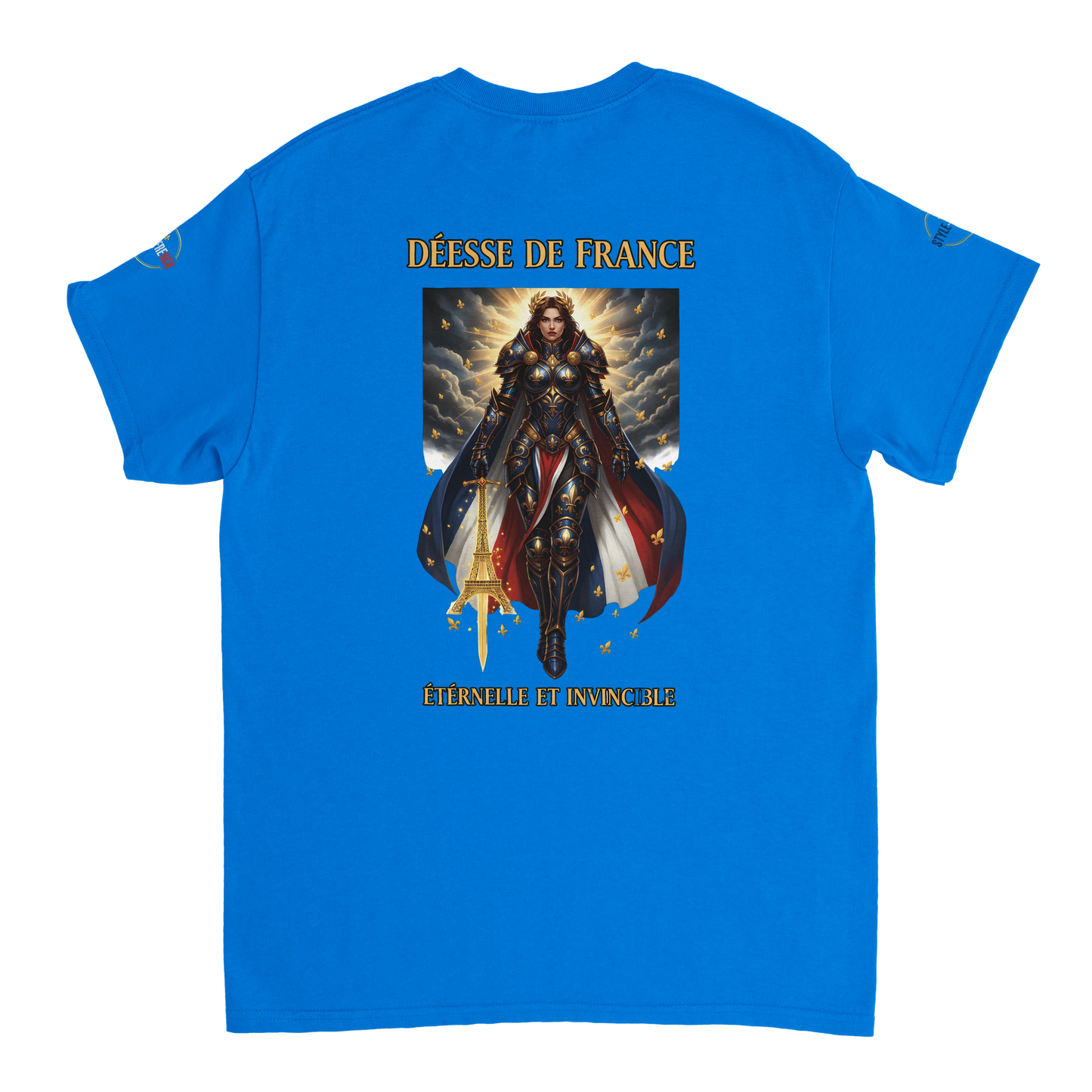 T-shirt Femme Déesse de France - Coton Épais à Coupe Classique