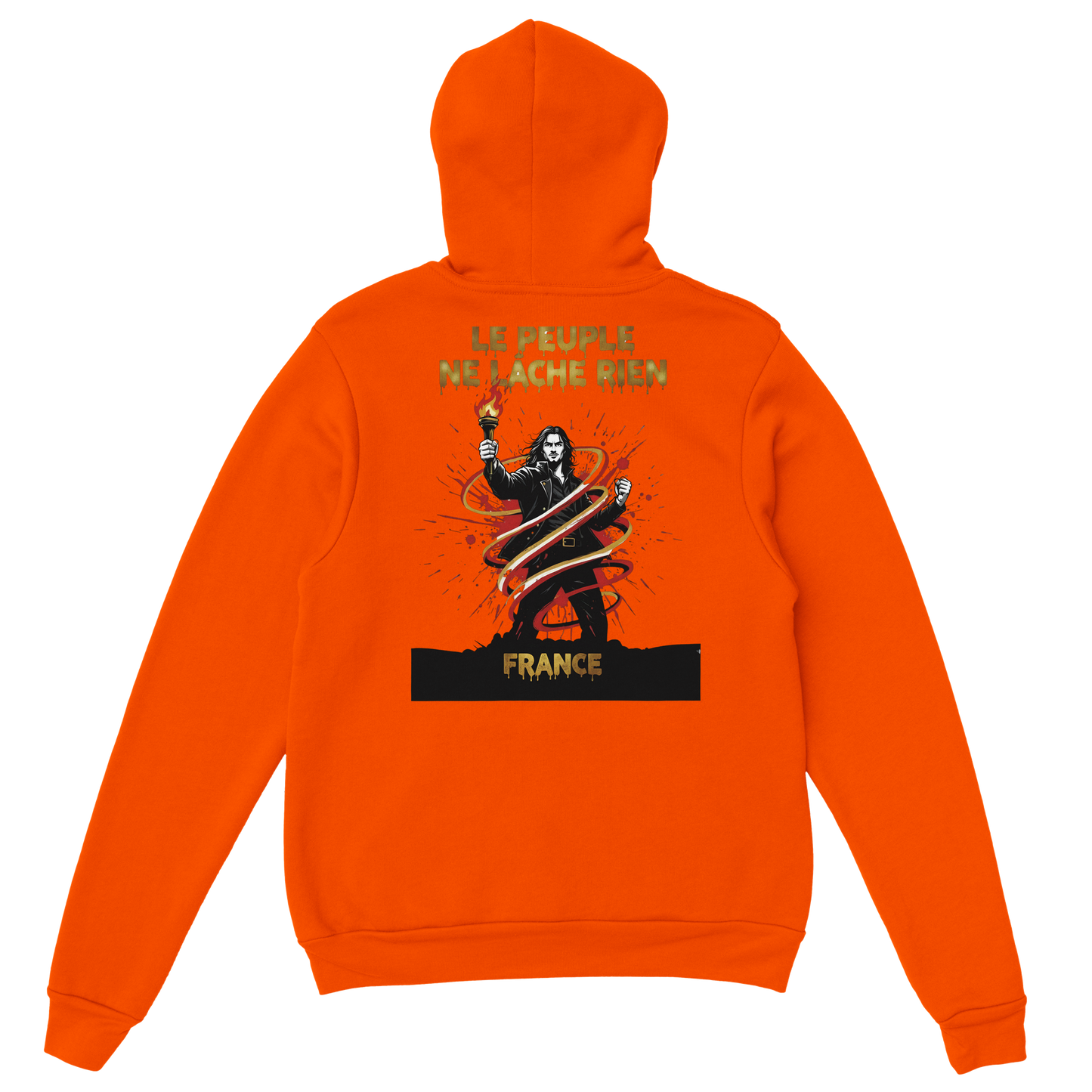 Sweat à Capuche Homme "Le Peuple Ne Lâche Rien" – Confort Premium