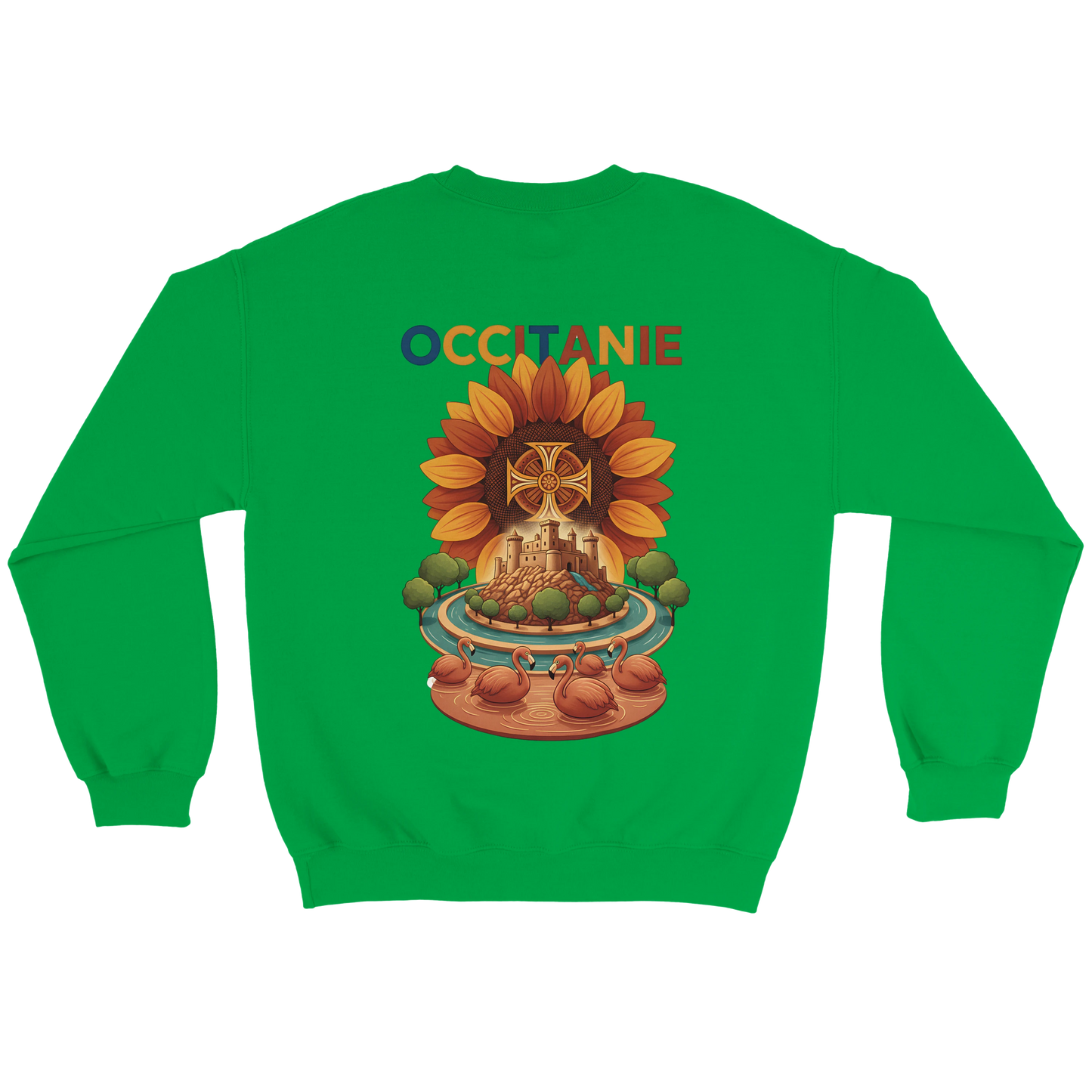 Sweat-shirt Unisexe Occitanie – Sweat Confortable et Résistant
