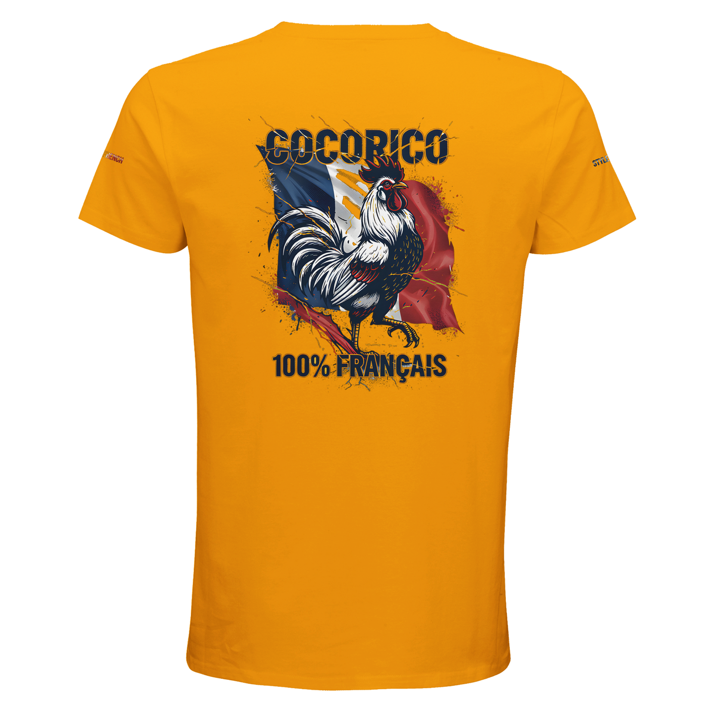 T-shirt Homme Cocorico - Coton Bio Premium à Col Rond
