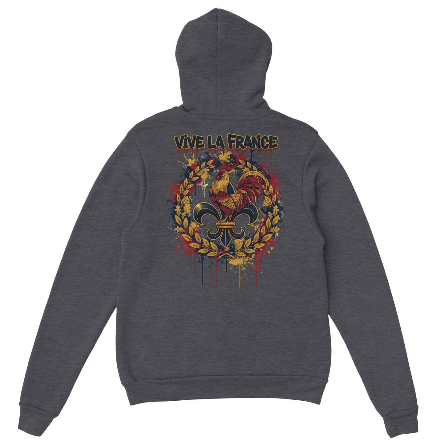Sweat à Capuche Homme Vive la France – Confort et Style Tricolore