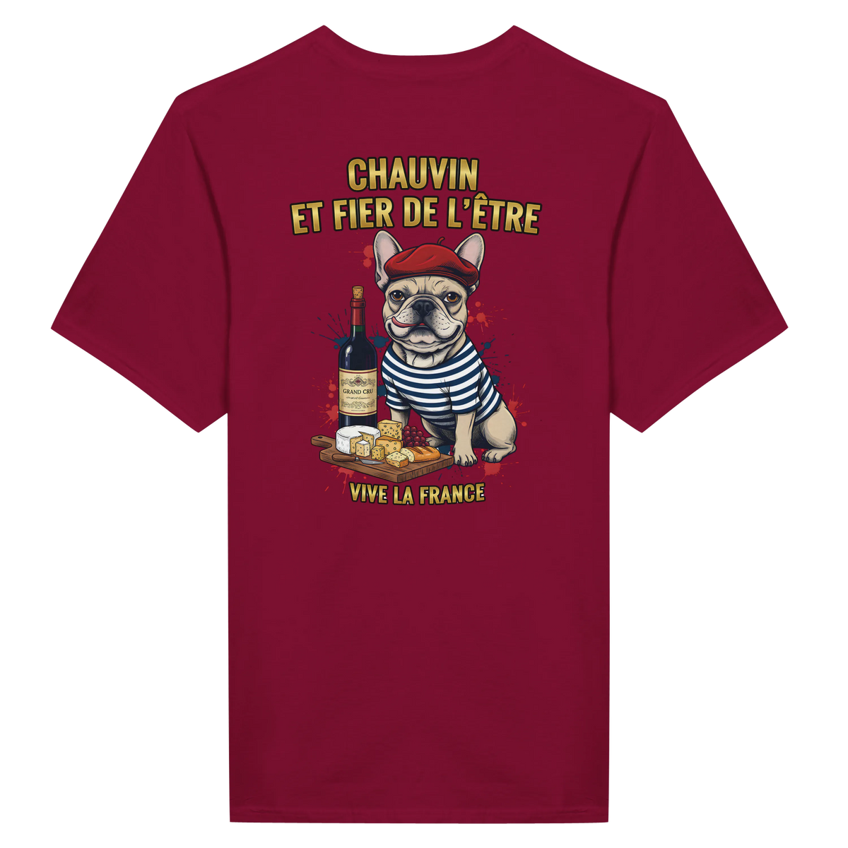 T-shirt Homme Chauvin et Fier de l'Être - Classique Ras du Cou Gildan 64000