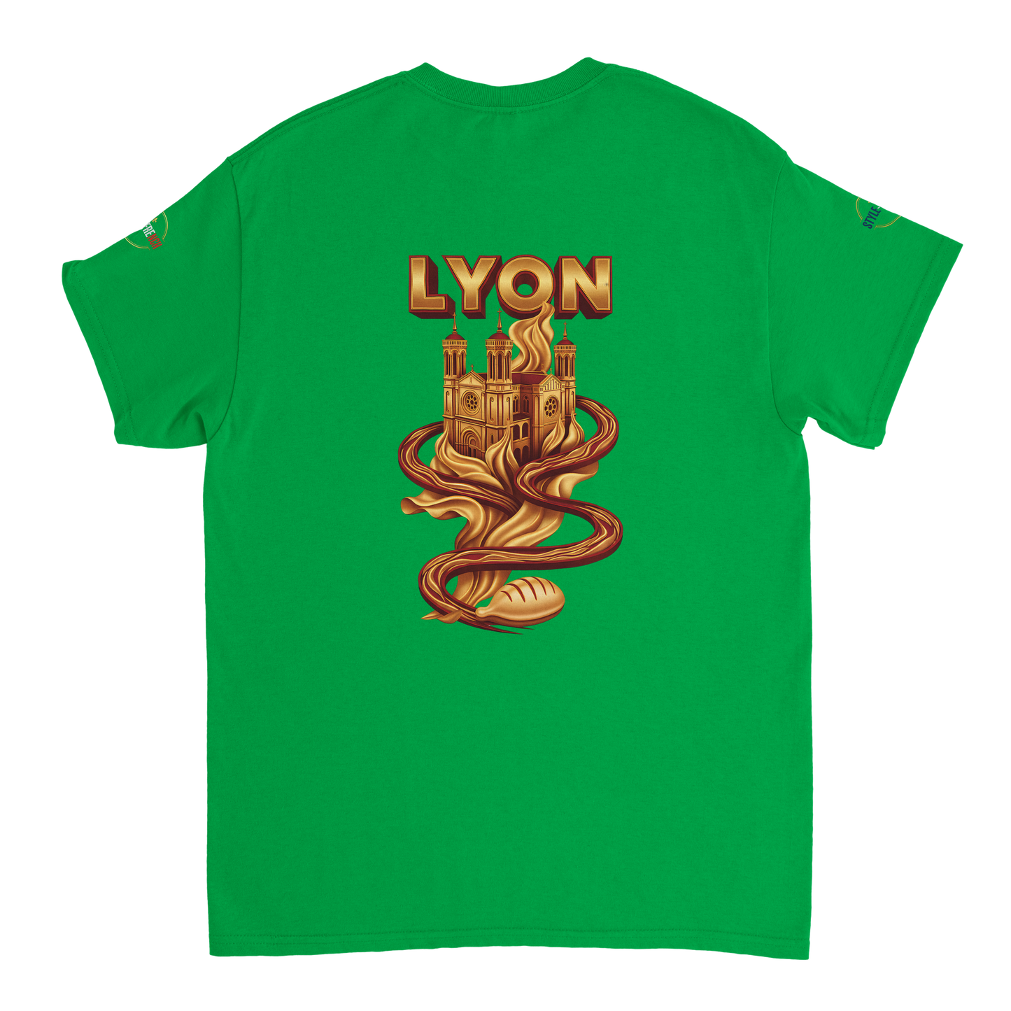T-Shirt Unisexe Lyon - Design Ville de France - 100% Coton