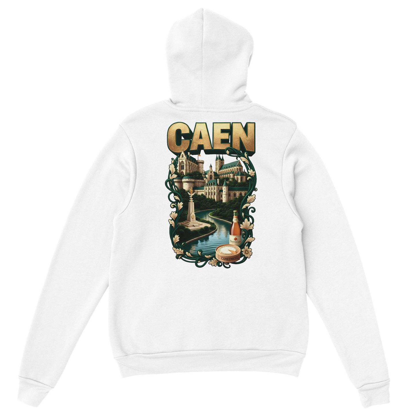 Sweat à capuche Caen - Ville de France - Unisexe Premium