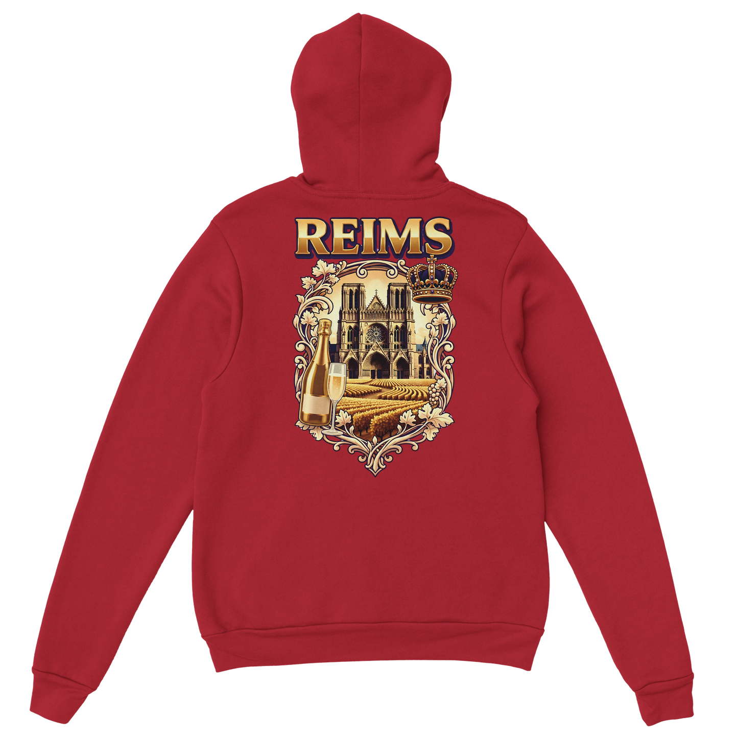 Sweat à capuche unisexe Reims - Confort premium avec conseils d'entretien