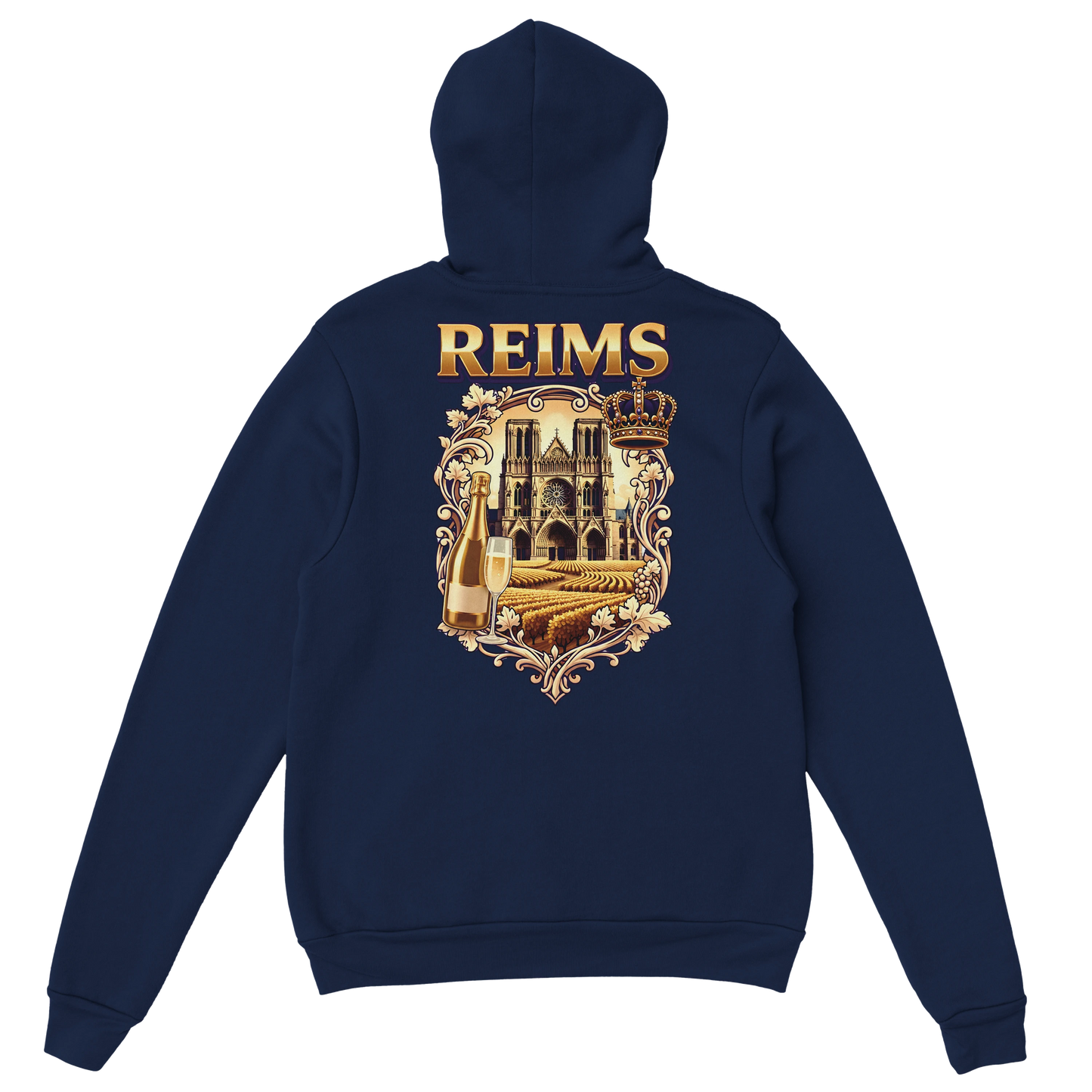 Sweat à capuche unisexe Reims - Confort premium avec conseils d'entretien