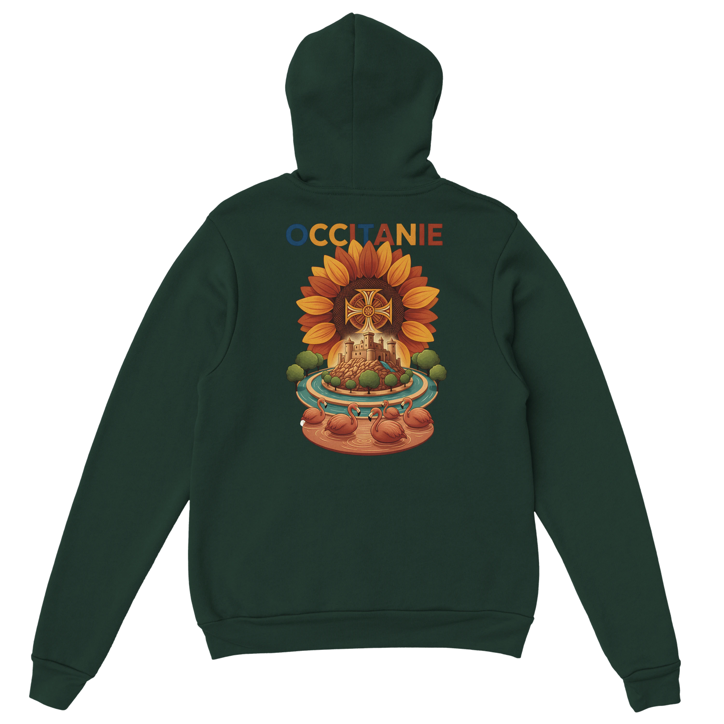 Sweat à Capuche Unisexe Occitanie – Hoodie Confortable et Résistant