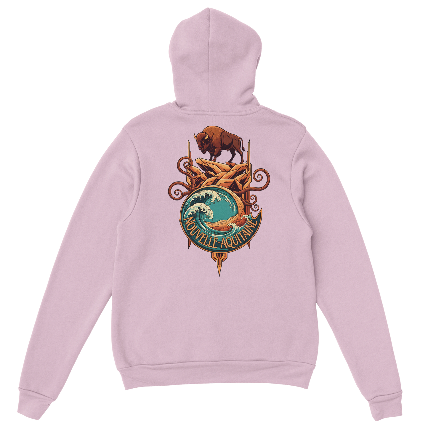 Sweat à capuche unisexe Nouvelle-Aquitaine - Hoodie premium en coton mélangé