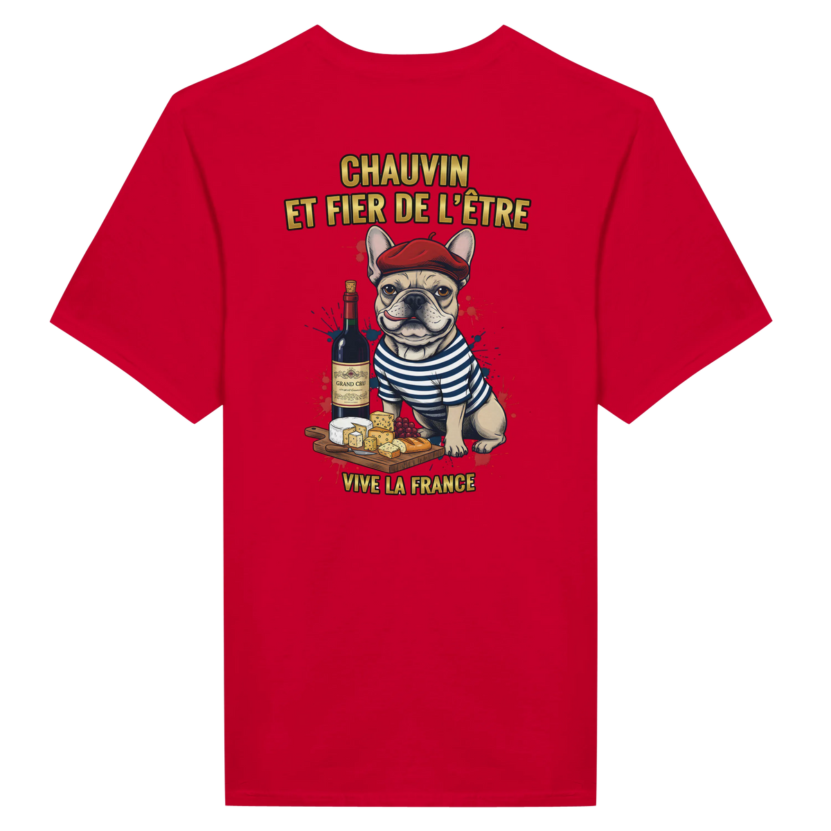 T-shirt Homme Chauvin et Fier de l'Être - Classique Ras du Cou Gildan 64000