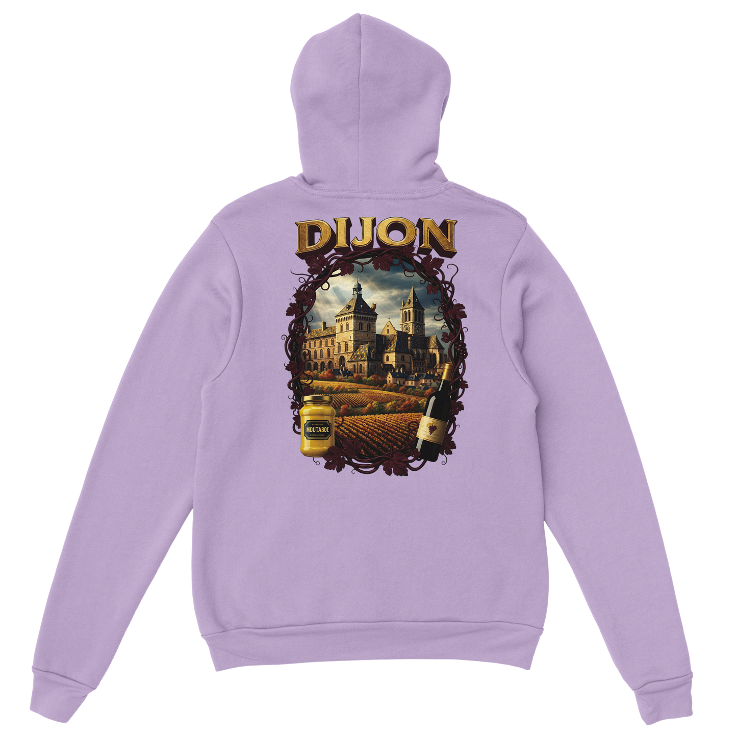 Sweat à Capuche Unisexe Dijon – Ville de France – Confort Premium