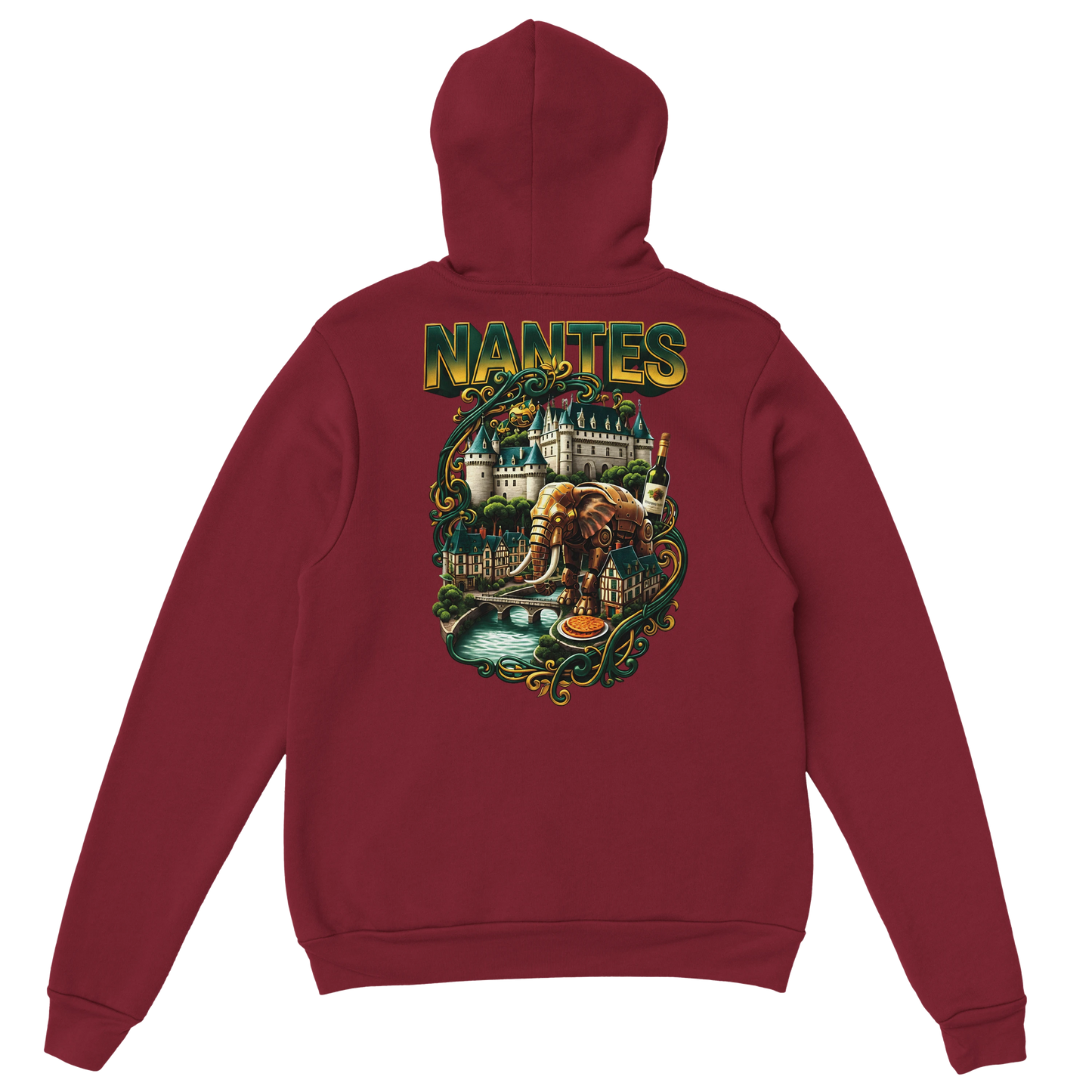 Sweat à capuche unisexe Nantes – Confort premium et style urbain