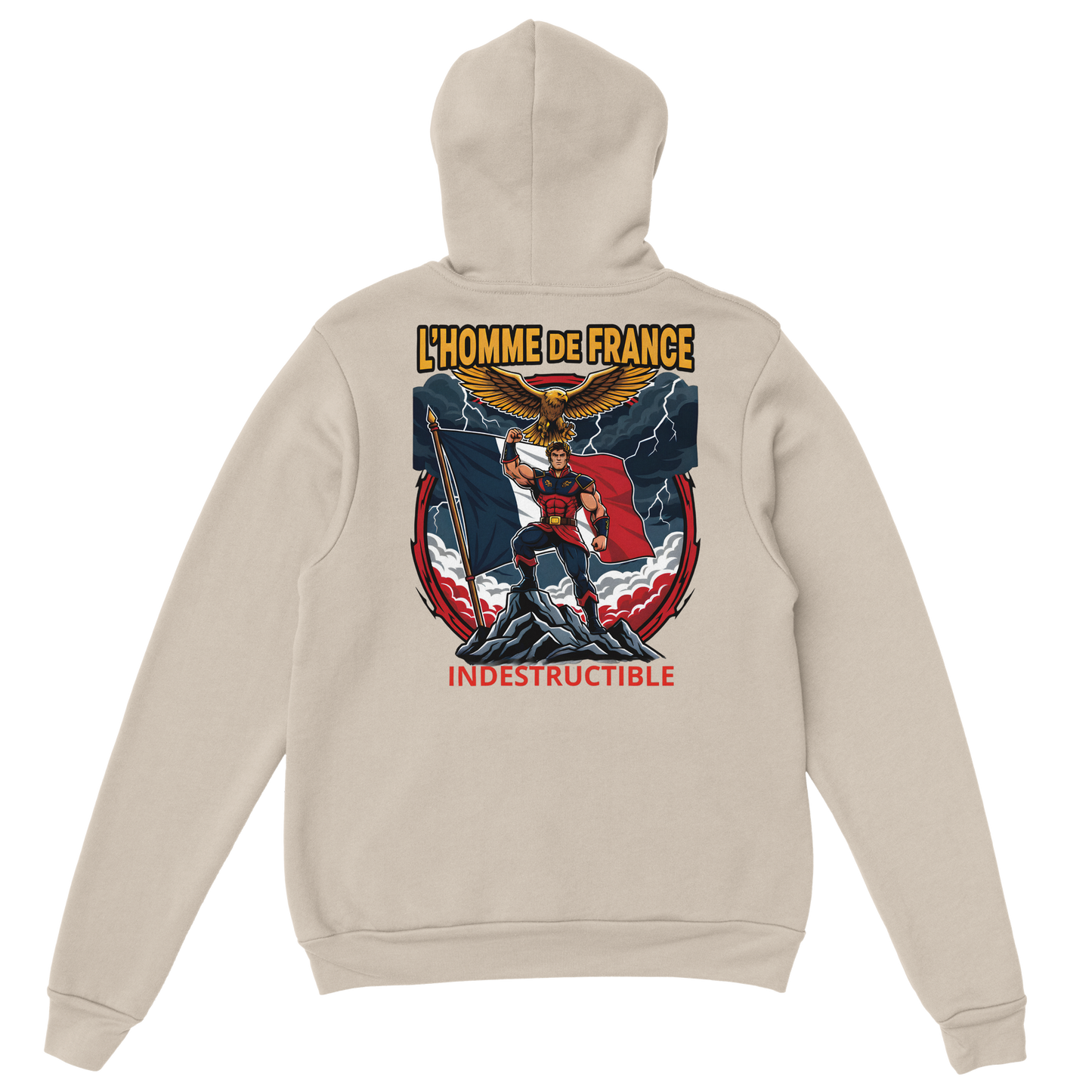 Sweat à Capuche Homme homme de France - Design France - Confort Premium