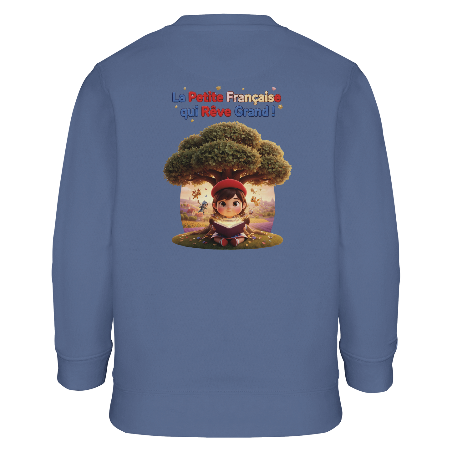 La Petite Française Qui Rêve Grand - Sweat-shirt Enfant Écoresponsable