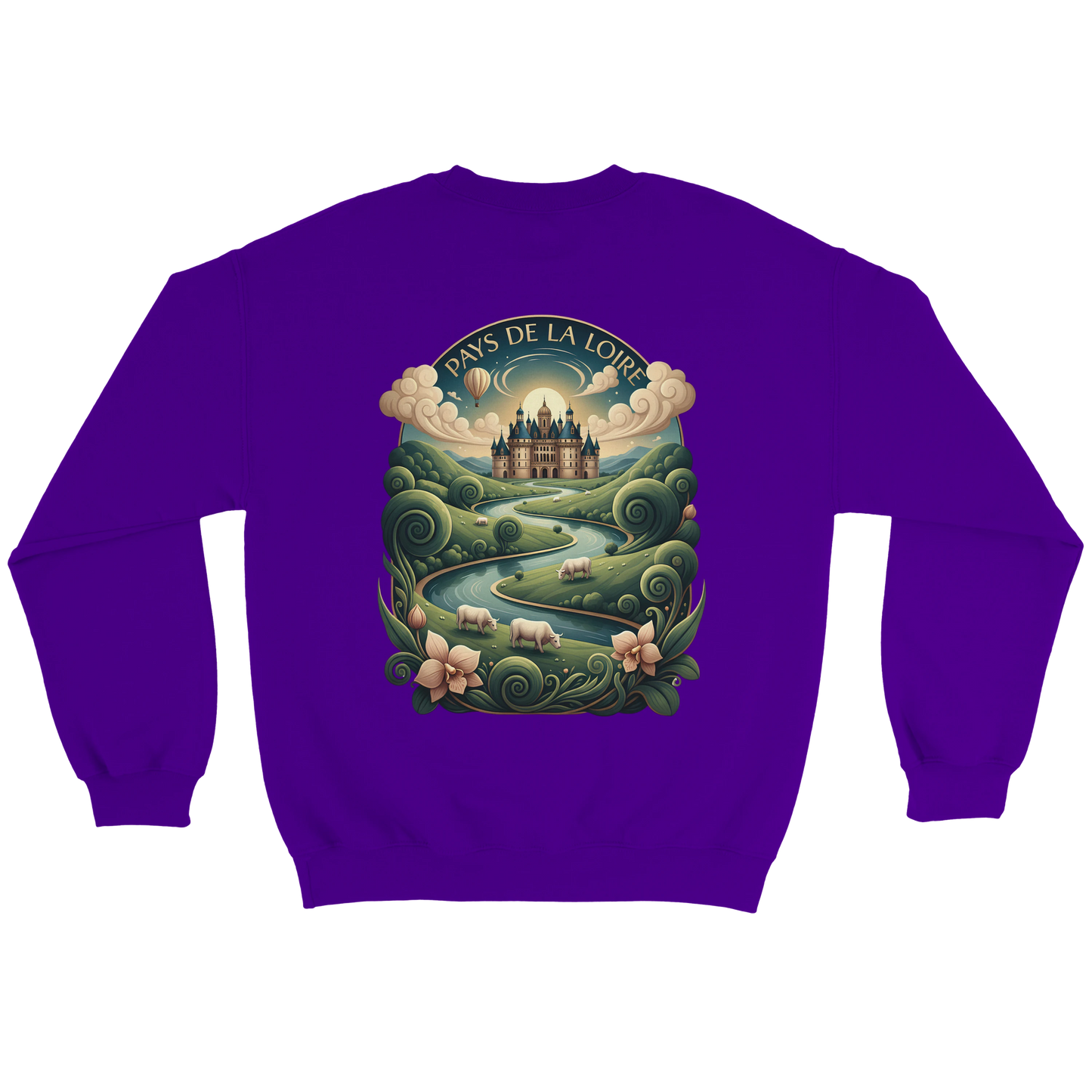 Sweat-shirt Unisexe Pays de la Loire – Confort Premium et Coupe Classique