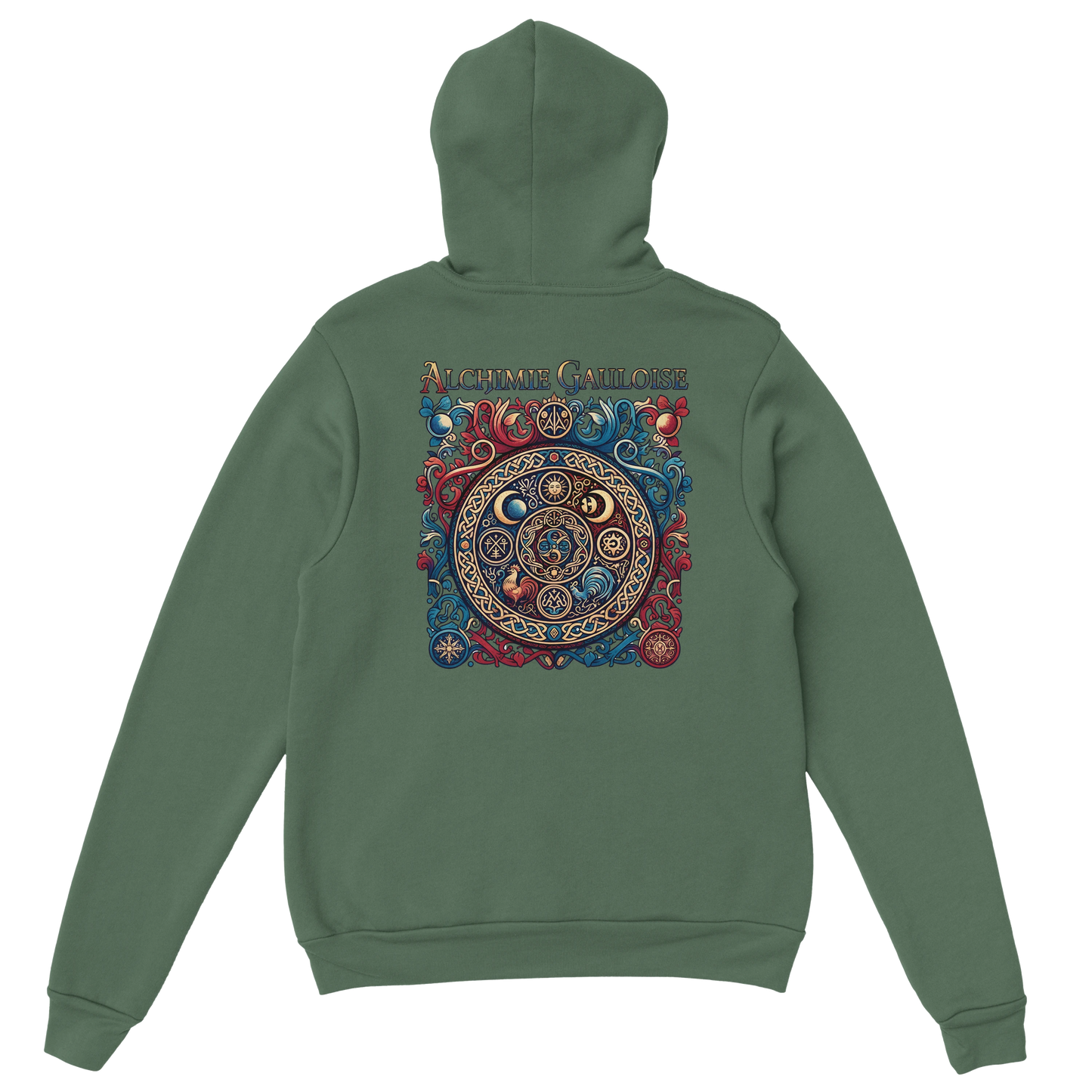 Sweat à capuche homme Alchimie Gauloise – Hoodie premium en coton mélangé