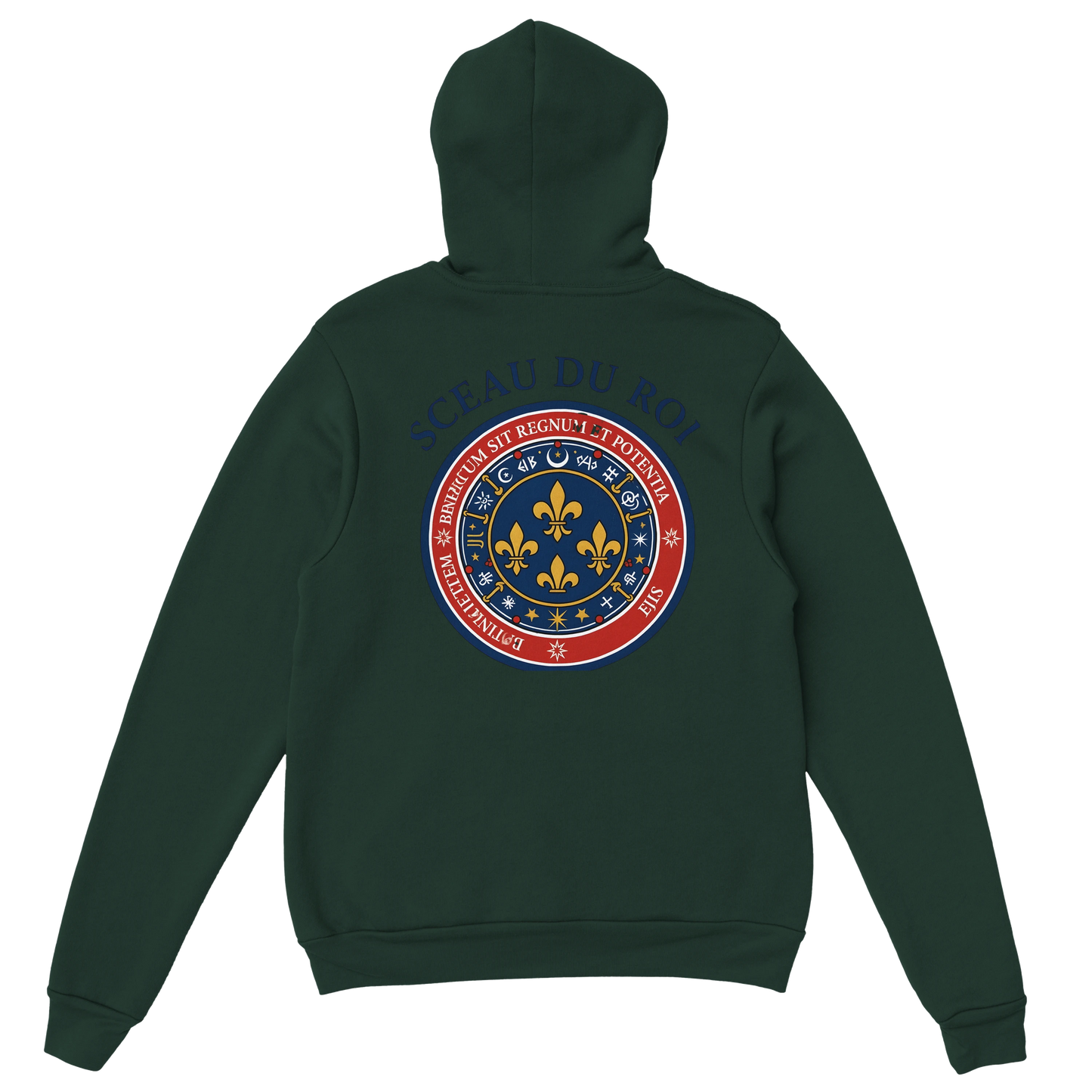 Sweat à capuche Le Sceau du Roi pour homme – Hoodie premium en coton mélangé