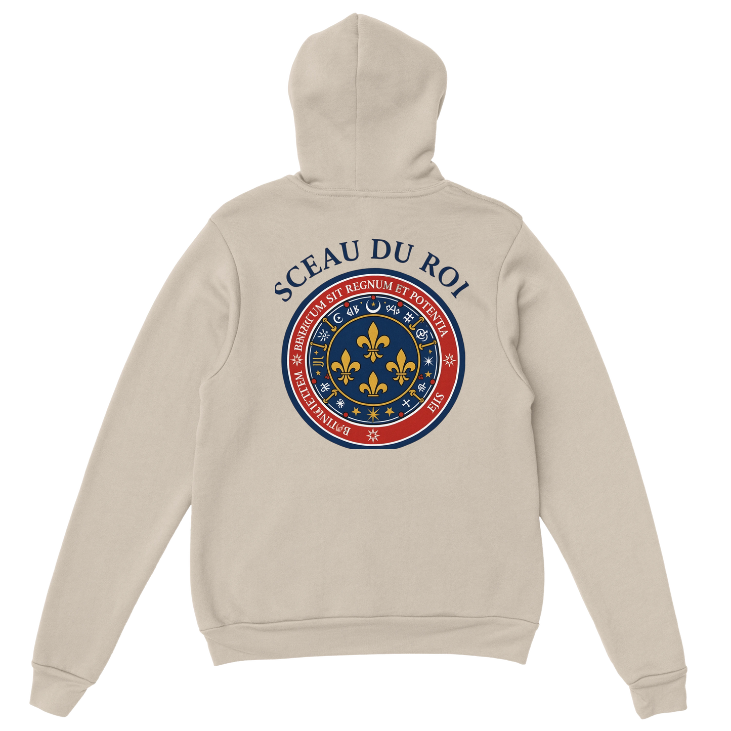 Sweat à capuche Le Sceau du Roi pour homme – Hoodie premium en coton mélangé