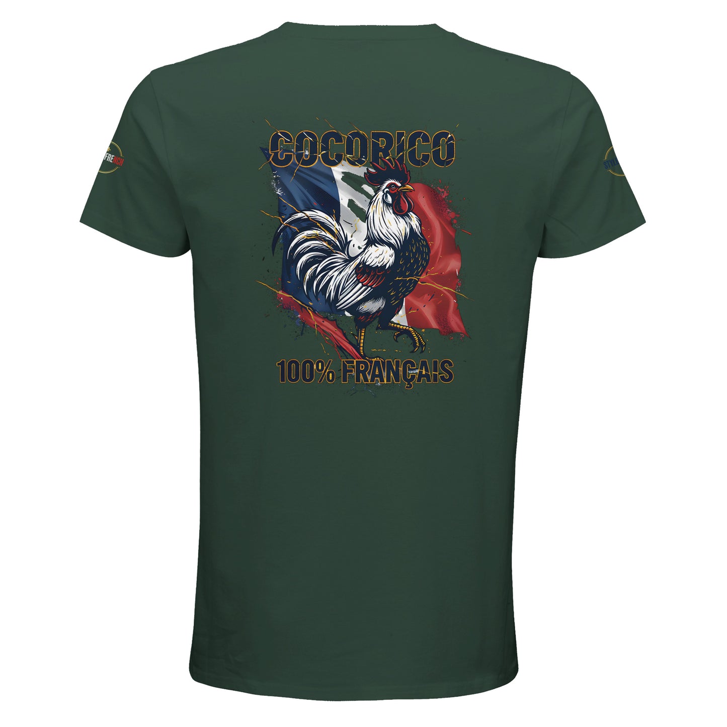 T-shirt Homme Cocorico - Coton Bio Premium à Col Rond