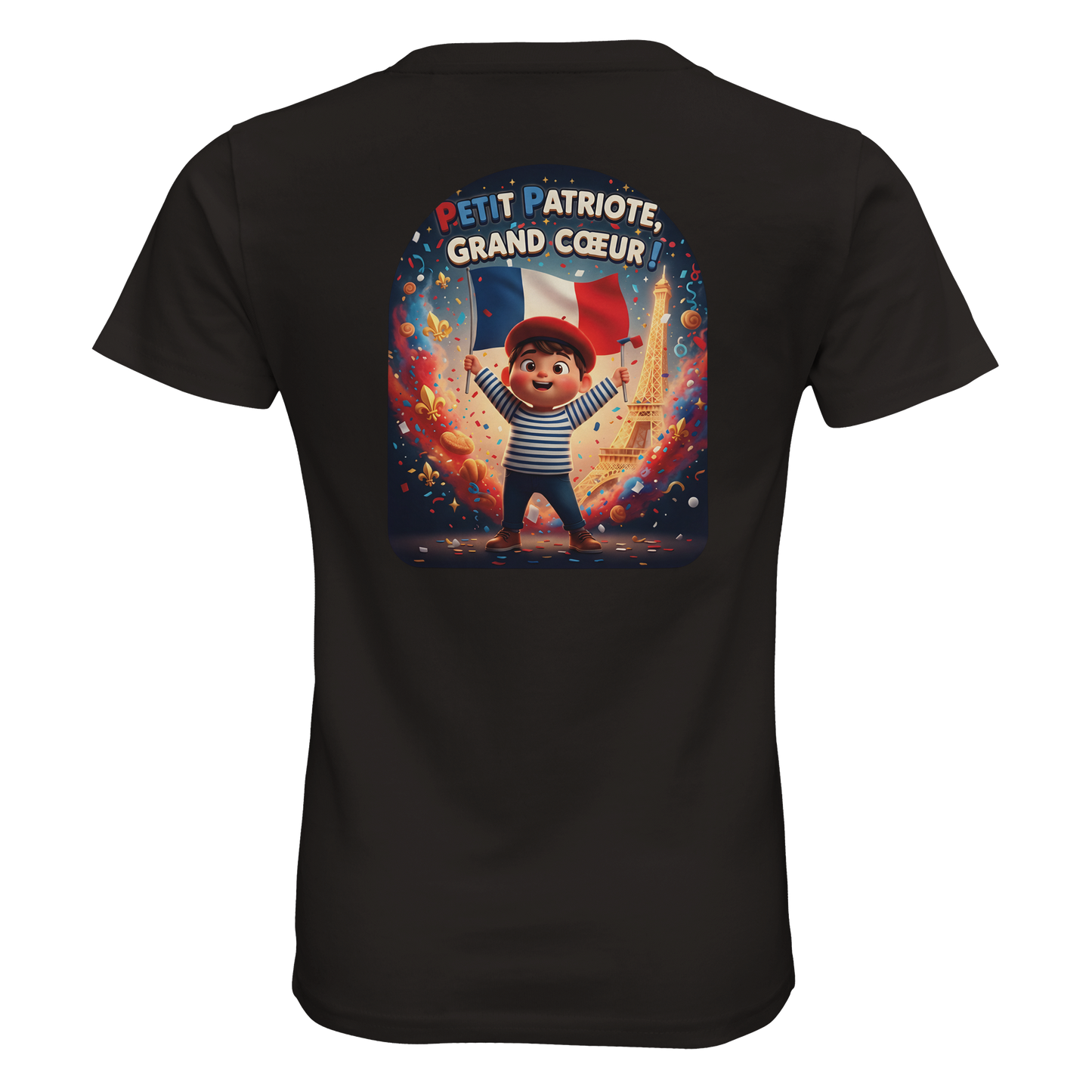 T-shirt Garçon Petit Patriote - Coton Bio Premium