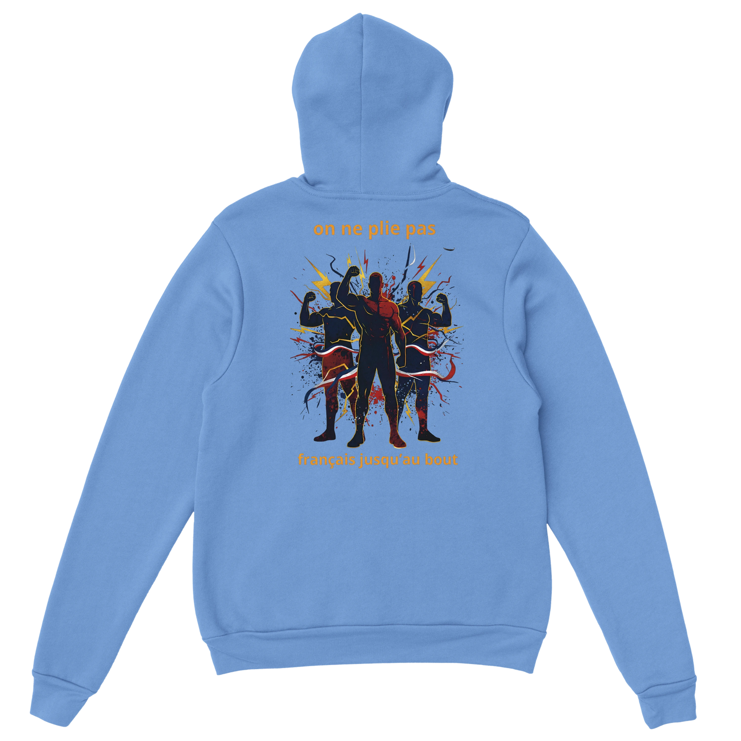 Sweat à capuche homme - Français jusqu'au bout - Confort premium