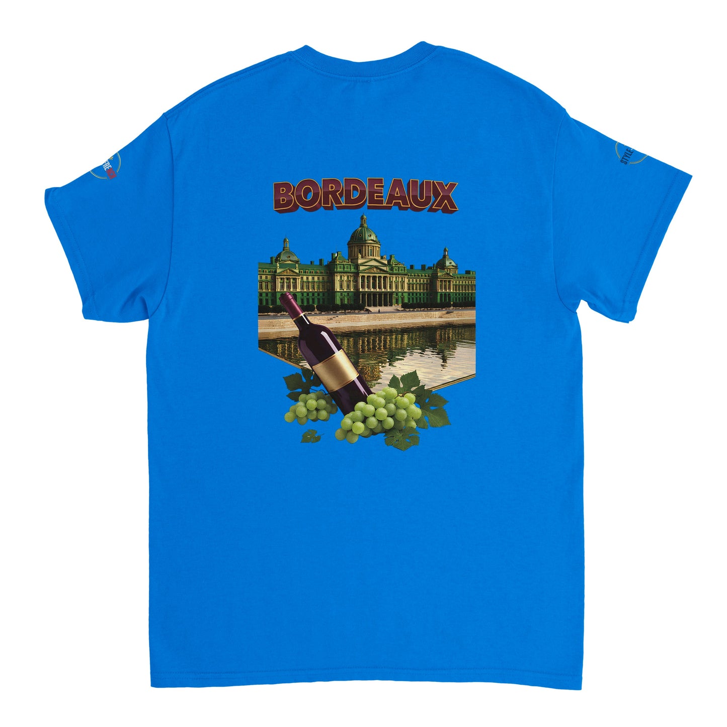 T-shirt Unisexe Bordeaux Ville de France – Coton Épais Premium