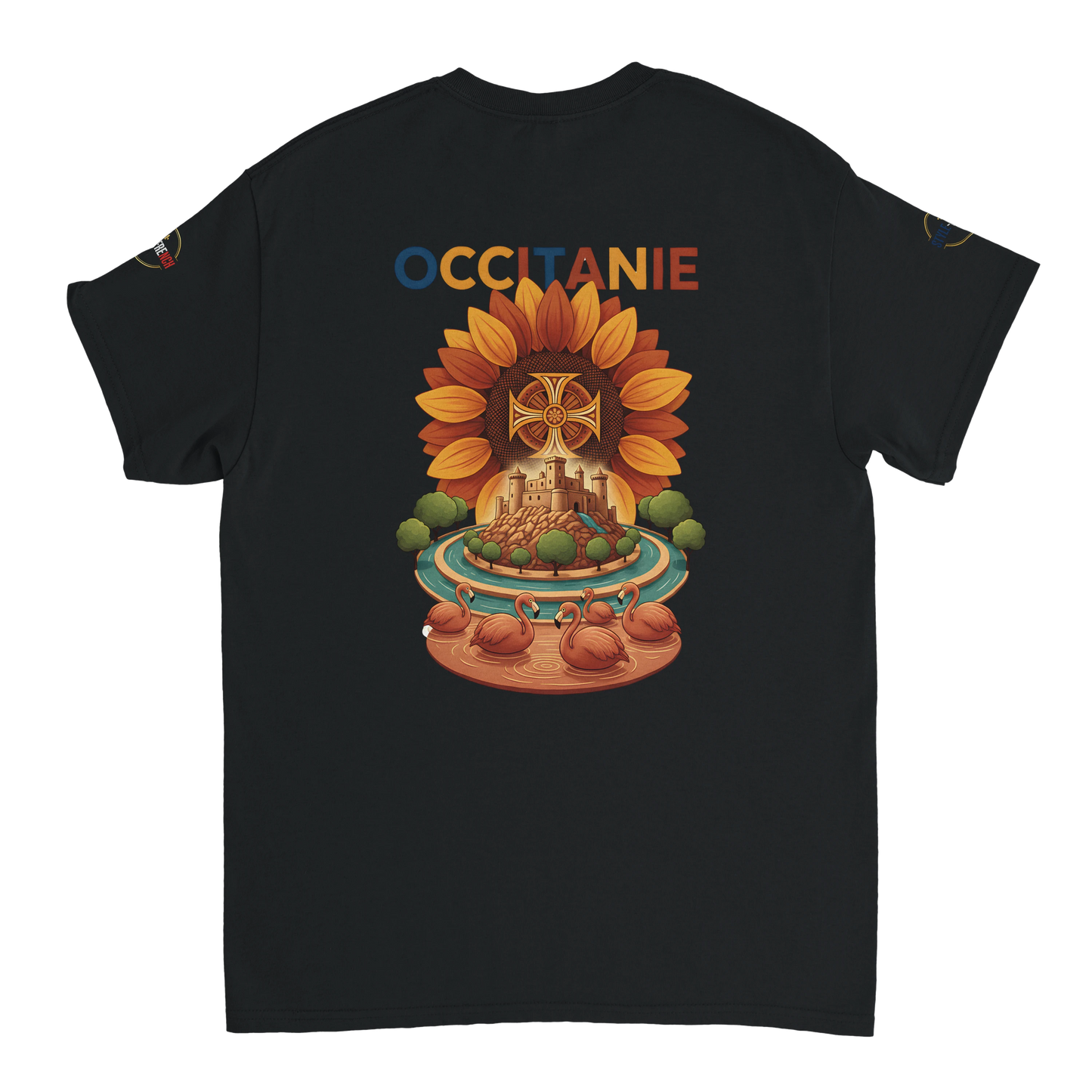 T-shirt Unisexe Occitanie – Coton Épais Premium