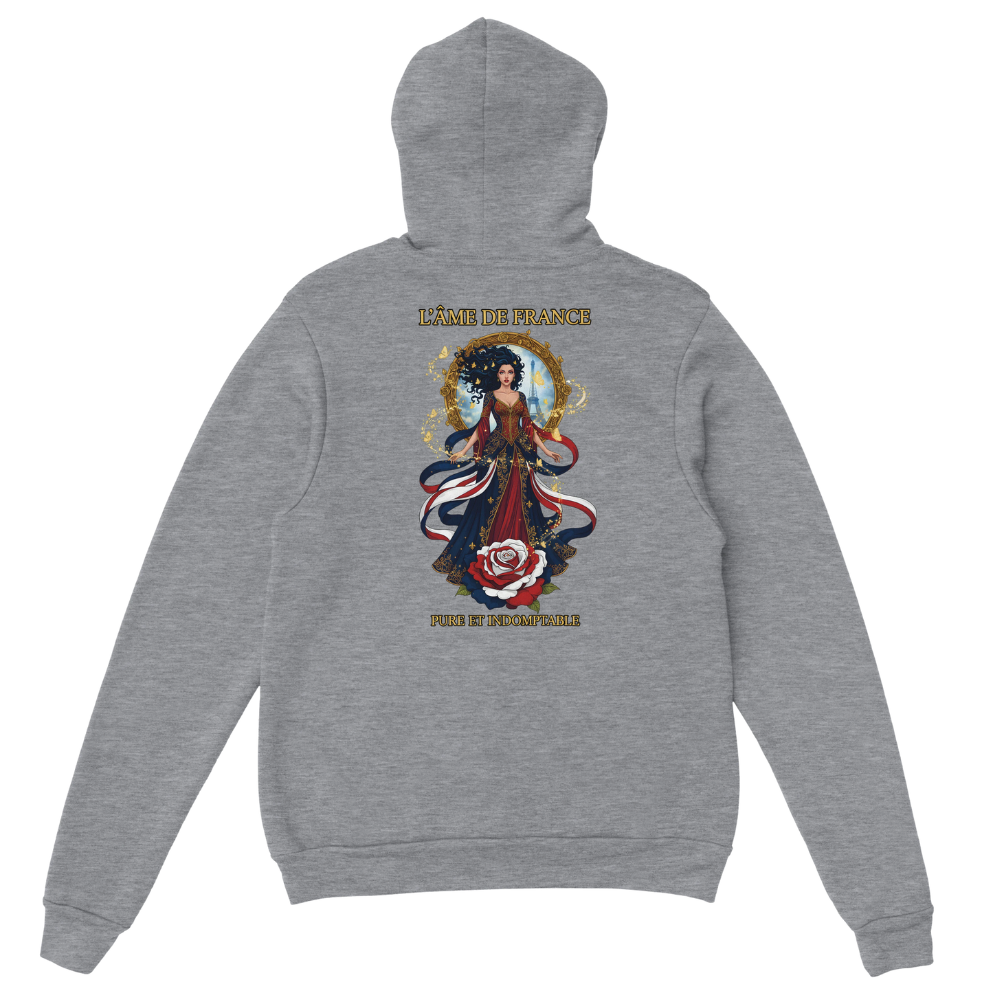 Sweat à capuche femme L'âme de France - Confort premium et style élégant