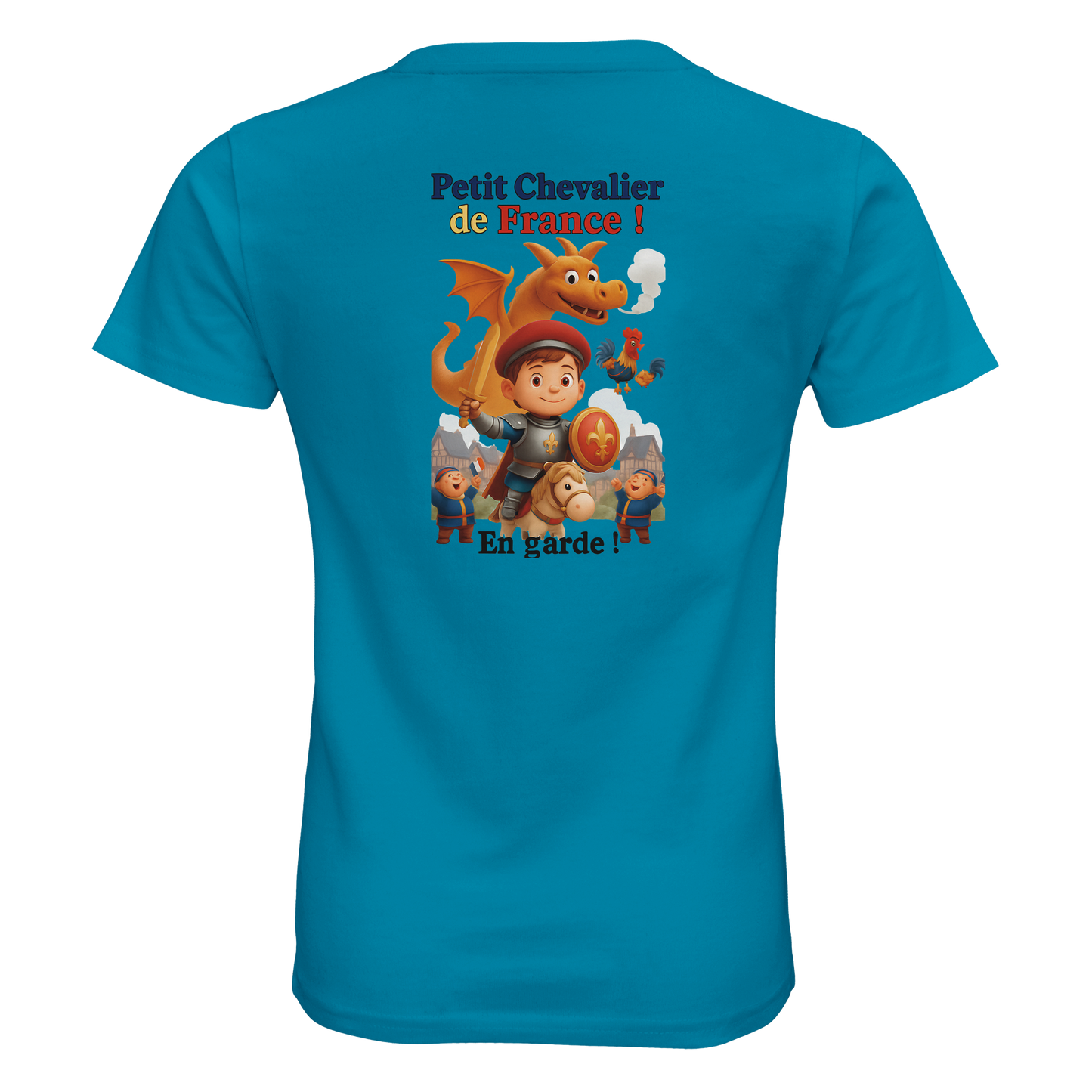 Organic slim-fit T-shirt for boys Little Knight of France | SOL'S Pioneer Kids 03578