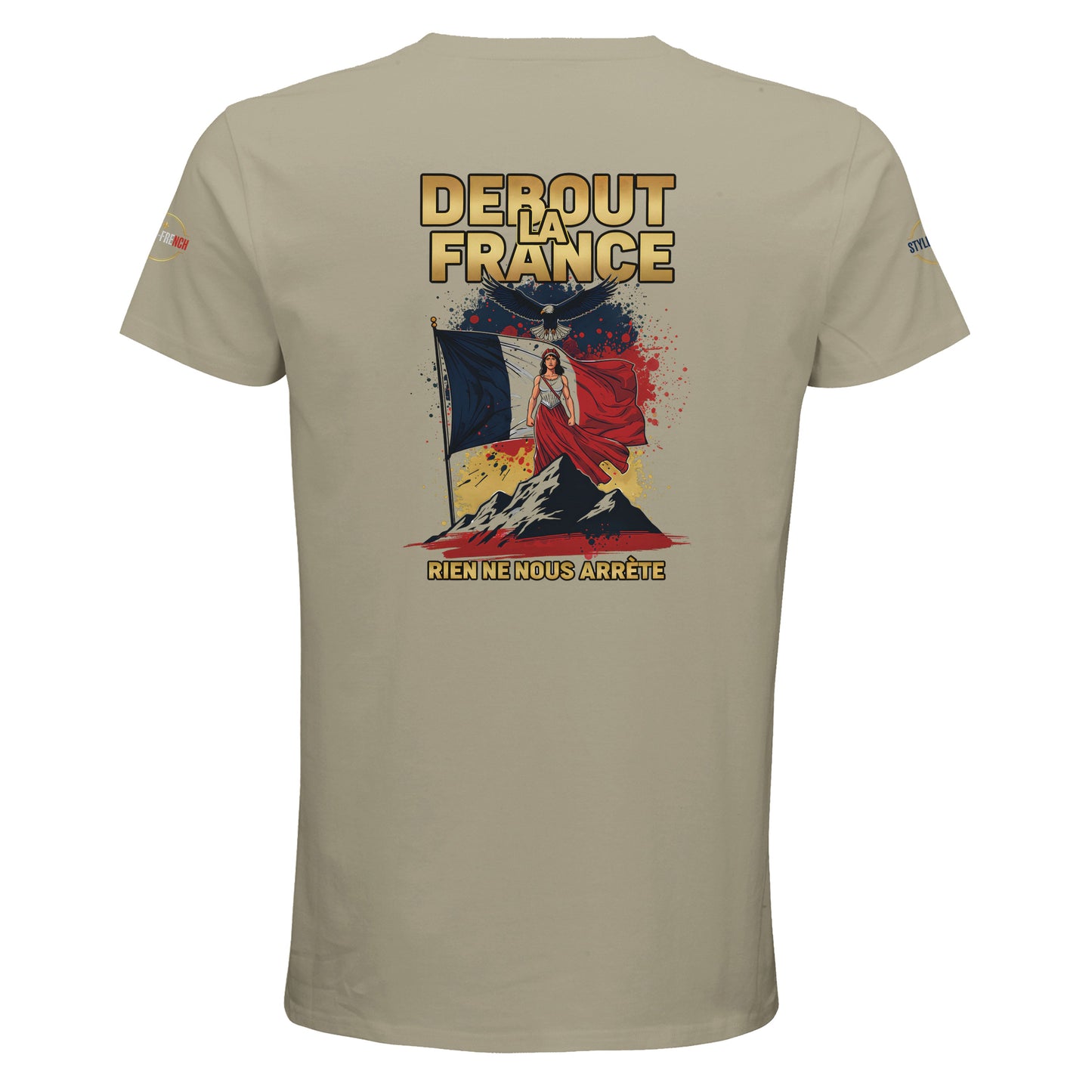 T-shirt Femme Debout la France – 100% Coton Bio