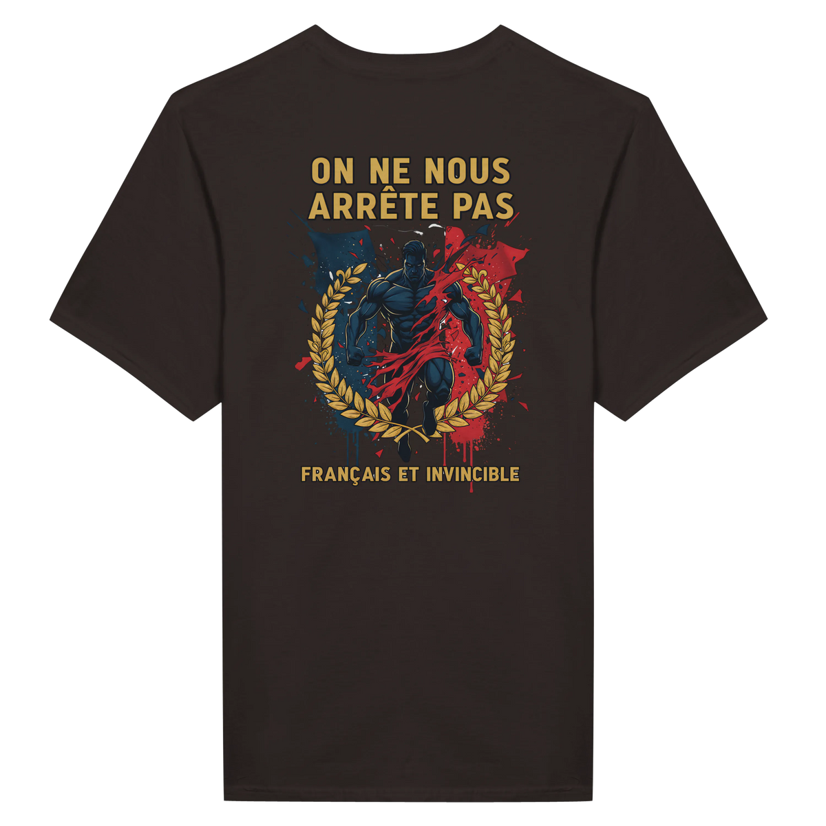 T-shirt Homme « On Nous Arrête Pas » - Classique Ras du Cou Gildan 64000